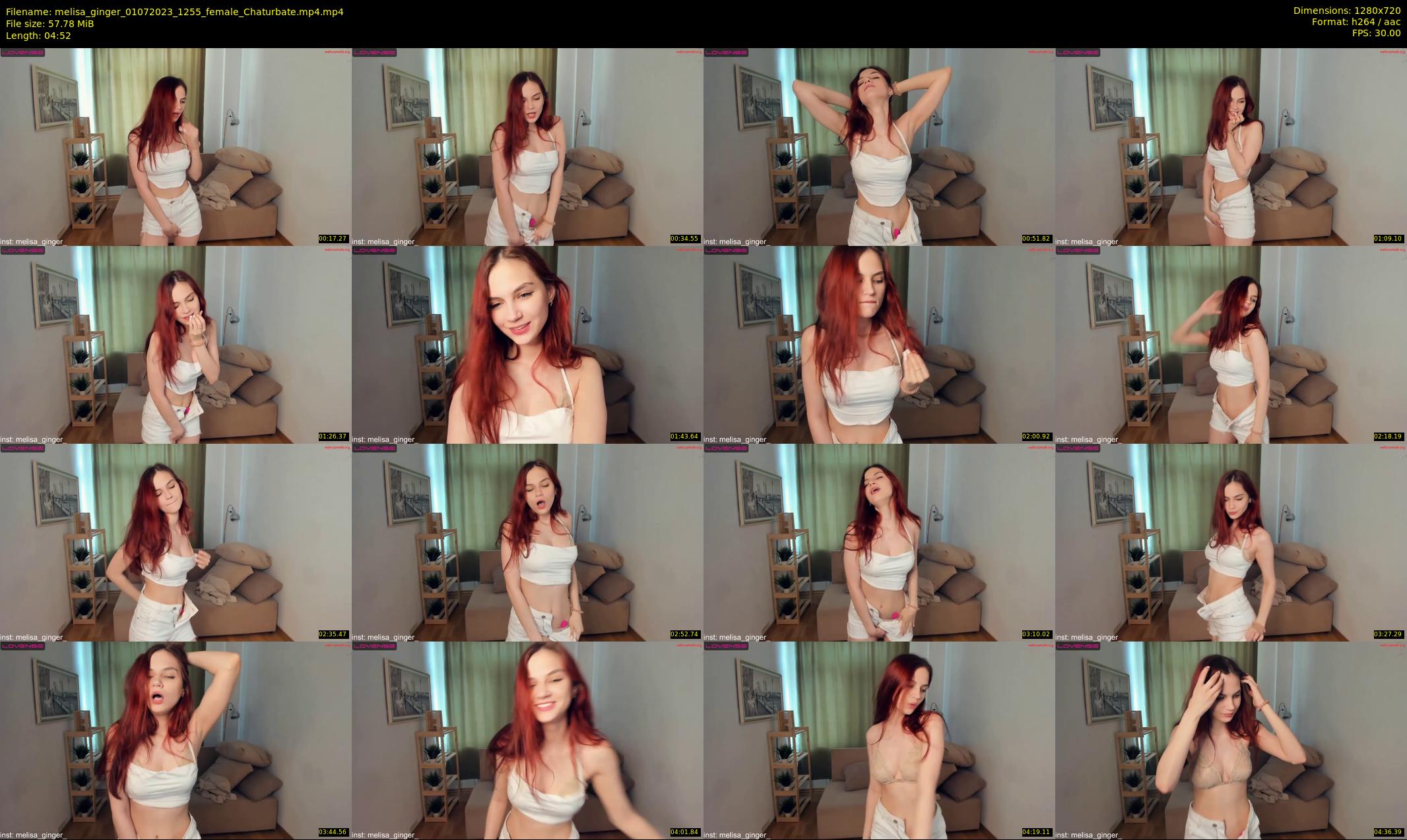 melisa_ginger — 5 minute Chaturbate female cam show recording, 720p, Jul 1, 2023