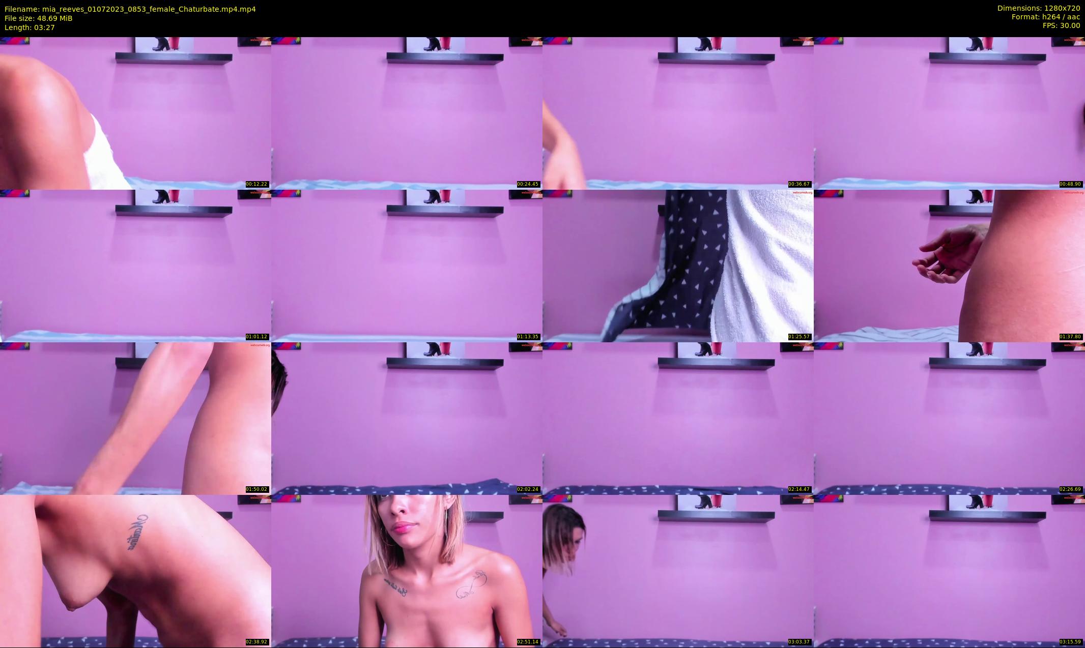 mia_reeves — 4 minute Chaturbate female cam show recording, 720p, Jul 1, 2023
