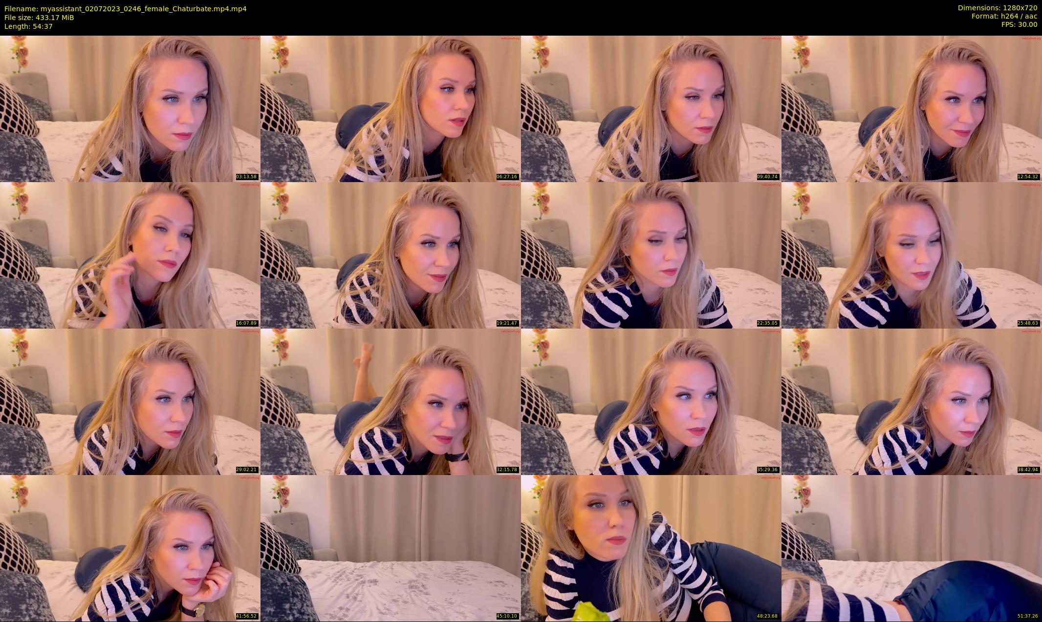 myassistant — 55 minute Chaturbate female cam show recording, 720p, Jul 2, 2023