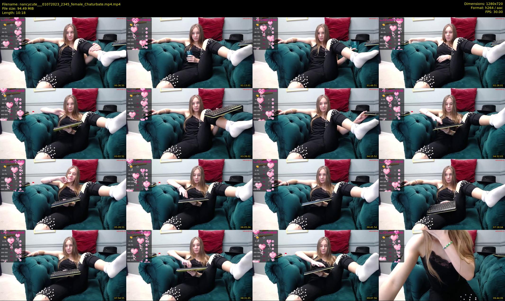 nancycute__ — 11 minute Chaturbate female cam show recording, 720p, Jul 1, 2023