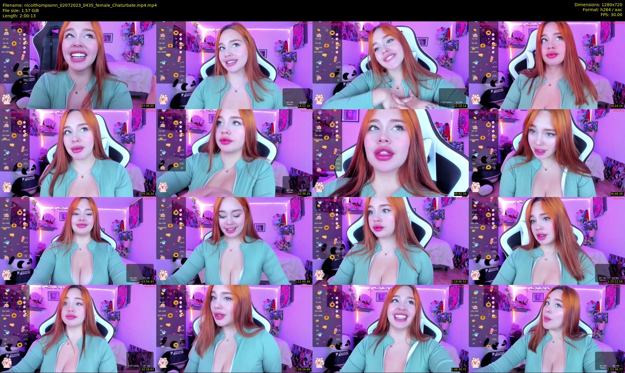 nicolthompsonn — 121 minute Chaturbate female cam show recording, 720p, Jul 2, 2023