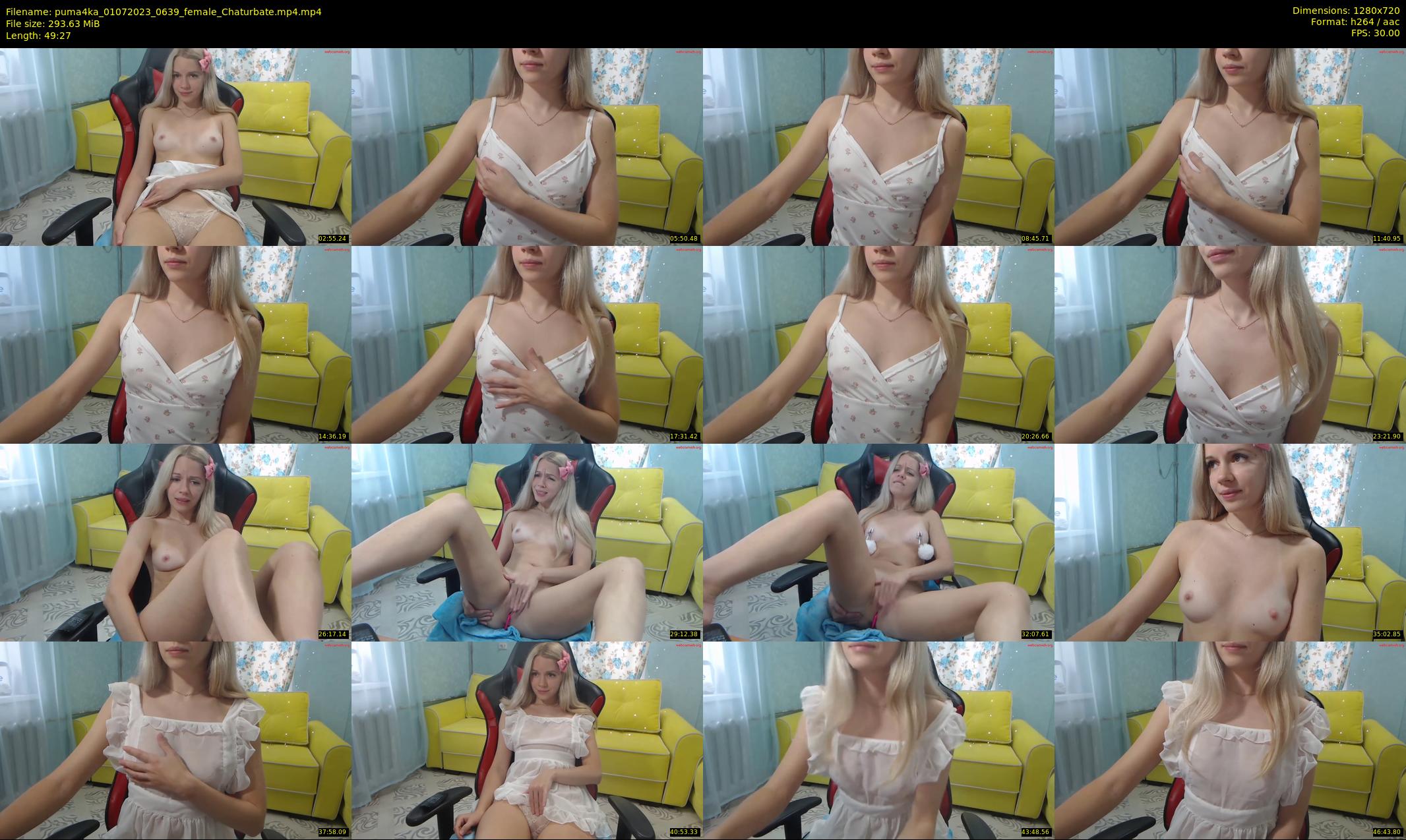 puma4ka — 50 minute Chaturbate female cam show recording, 720p, Jul 1, 2023