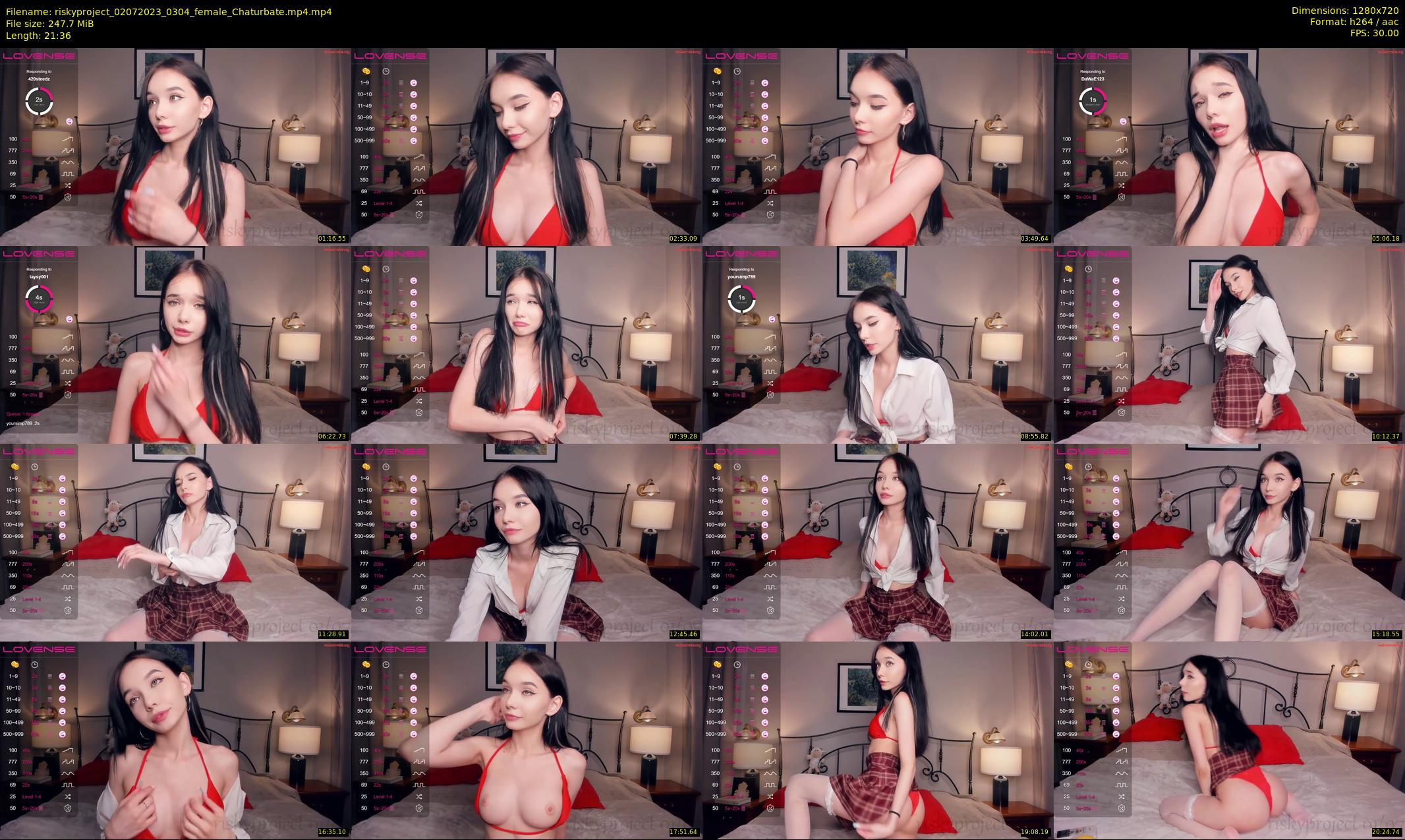riskyproject — 22 minute Chaturbate couple cam show recording, 720p, Jul 2, 2023