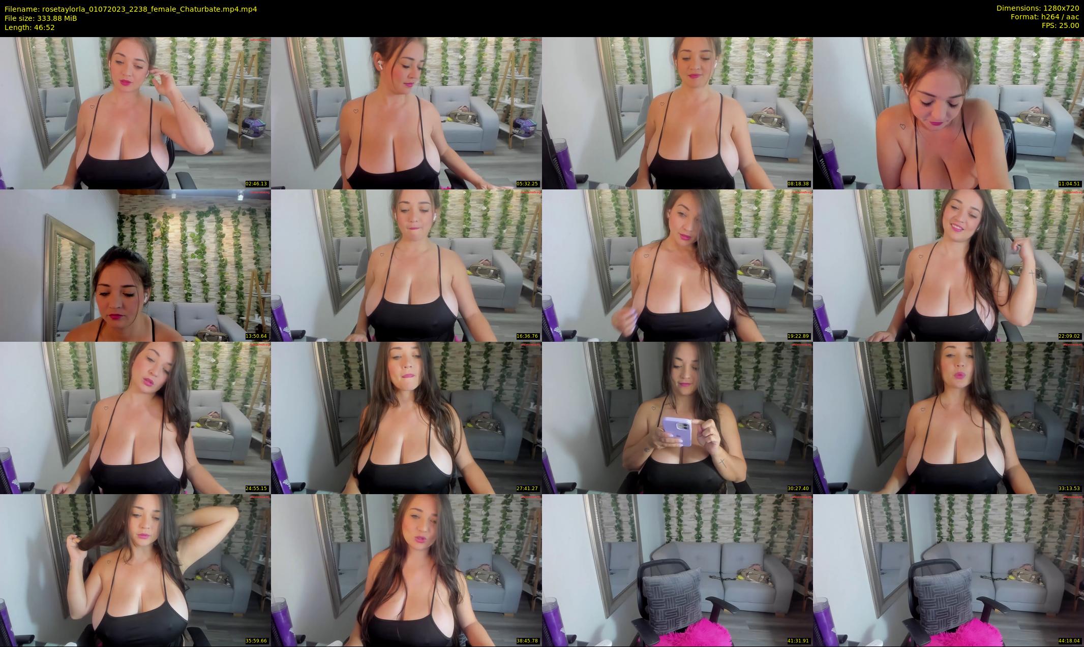 rosetaylorla — 47 minute Chaturbate female cam show recording, 720p, Jul 1, 2023