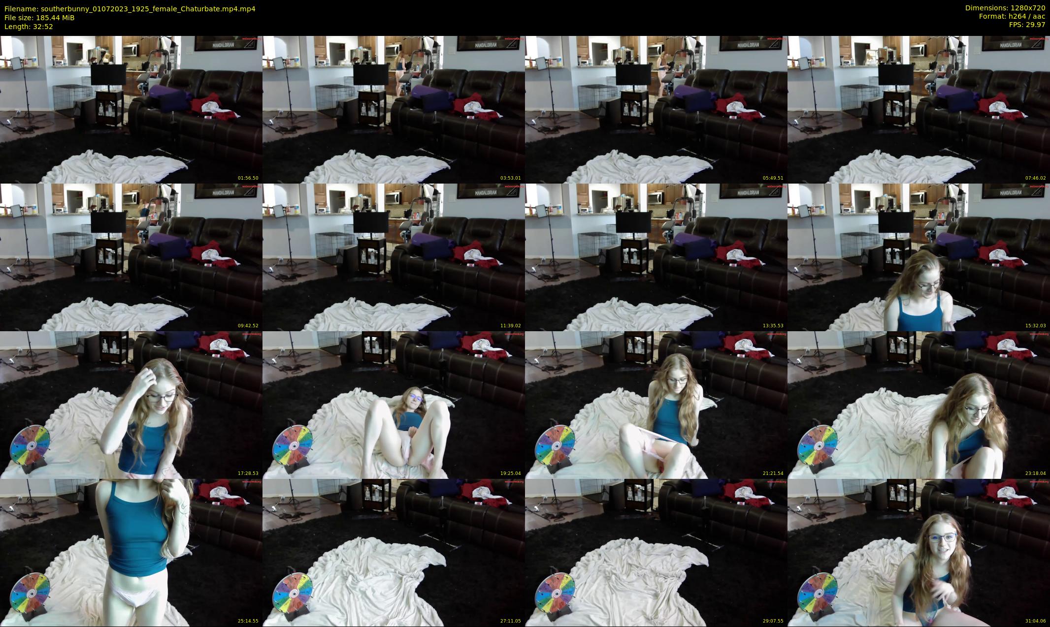 southerbunny — 33 minute Chaturbate female cam show recording, 720p, Jul 1, 2023