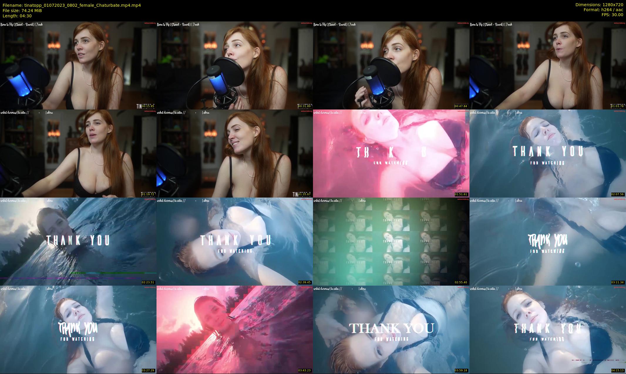 tinatopp — 5 minute Chaturbate female cam show recording, 720p, Jul 1, 2023