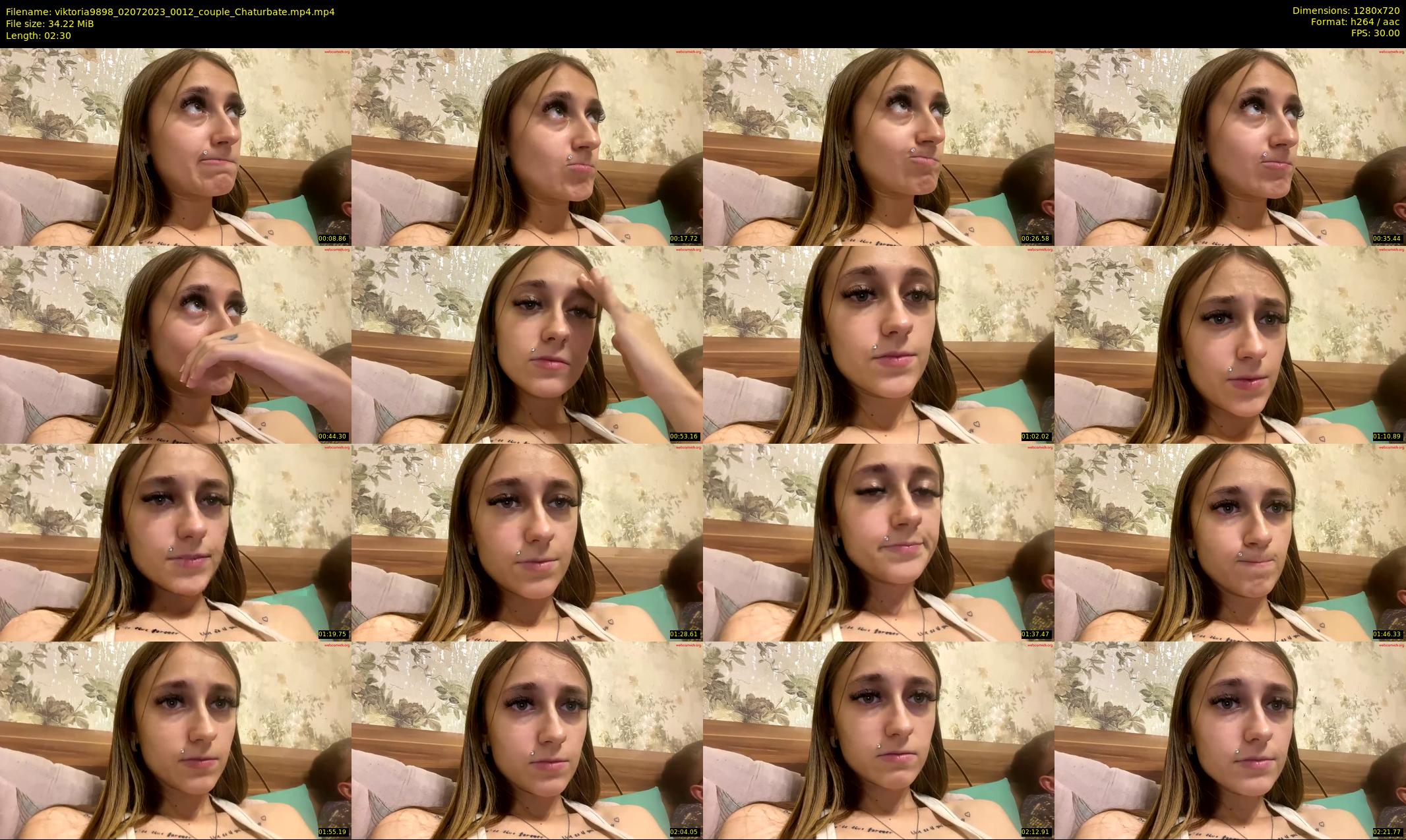 viktoria9898 — 3 minute Chaturbate couple cam show recording, 720p, Jul 2, 2023