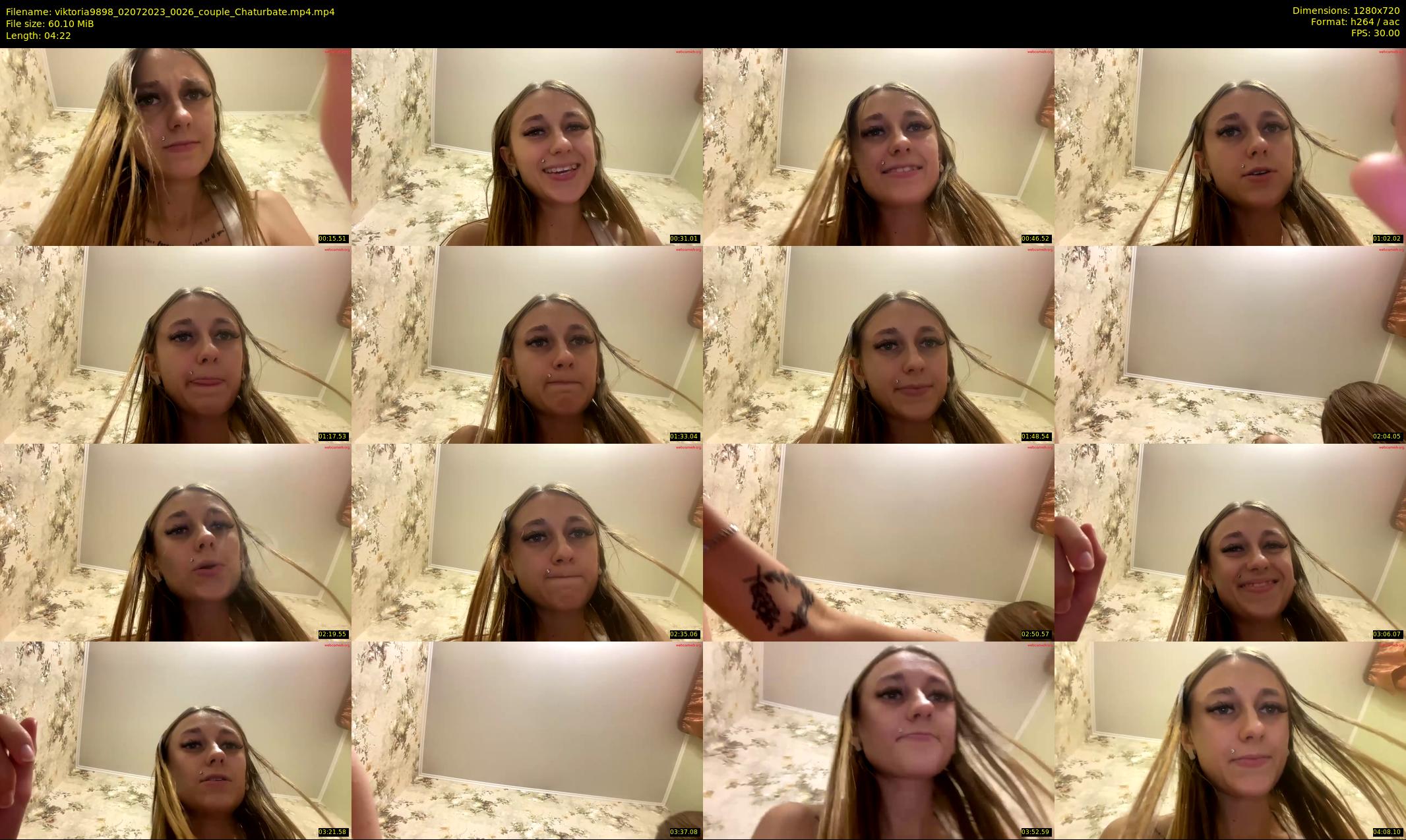 viktoria9898 — 5 minute Chaturbate couple cam show recording, 720p, Jul 2, 2023