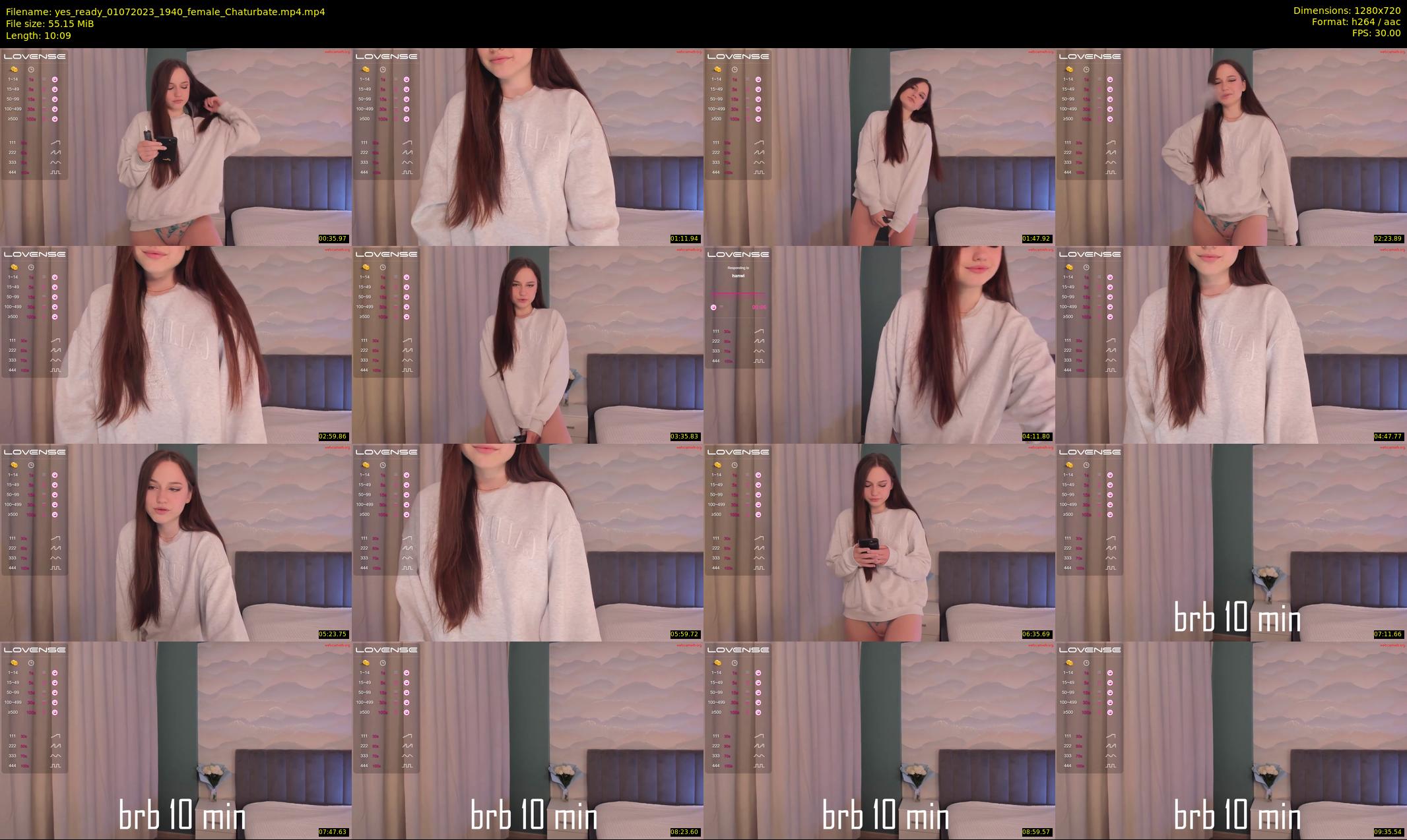 yes_ready — 11 minute Chaturbate female cam show recording, 720p, Jul 1, 2023