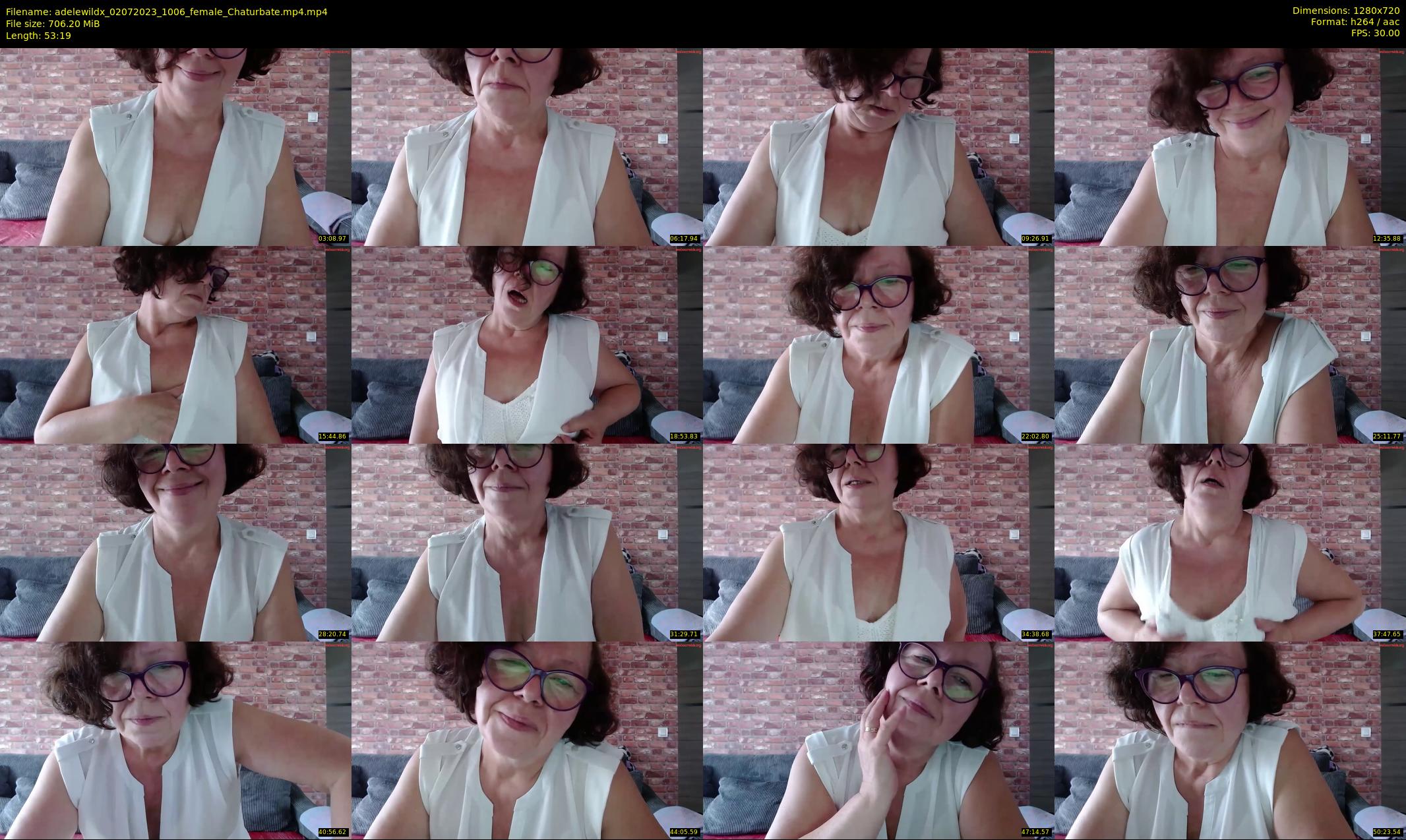 adelewildx — 54 minute Chaturbate female cam show recording, 720p, Jul 2, 2023