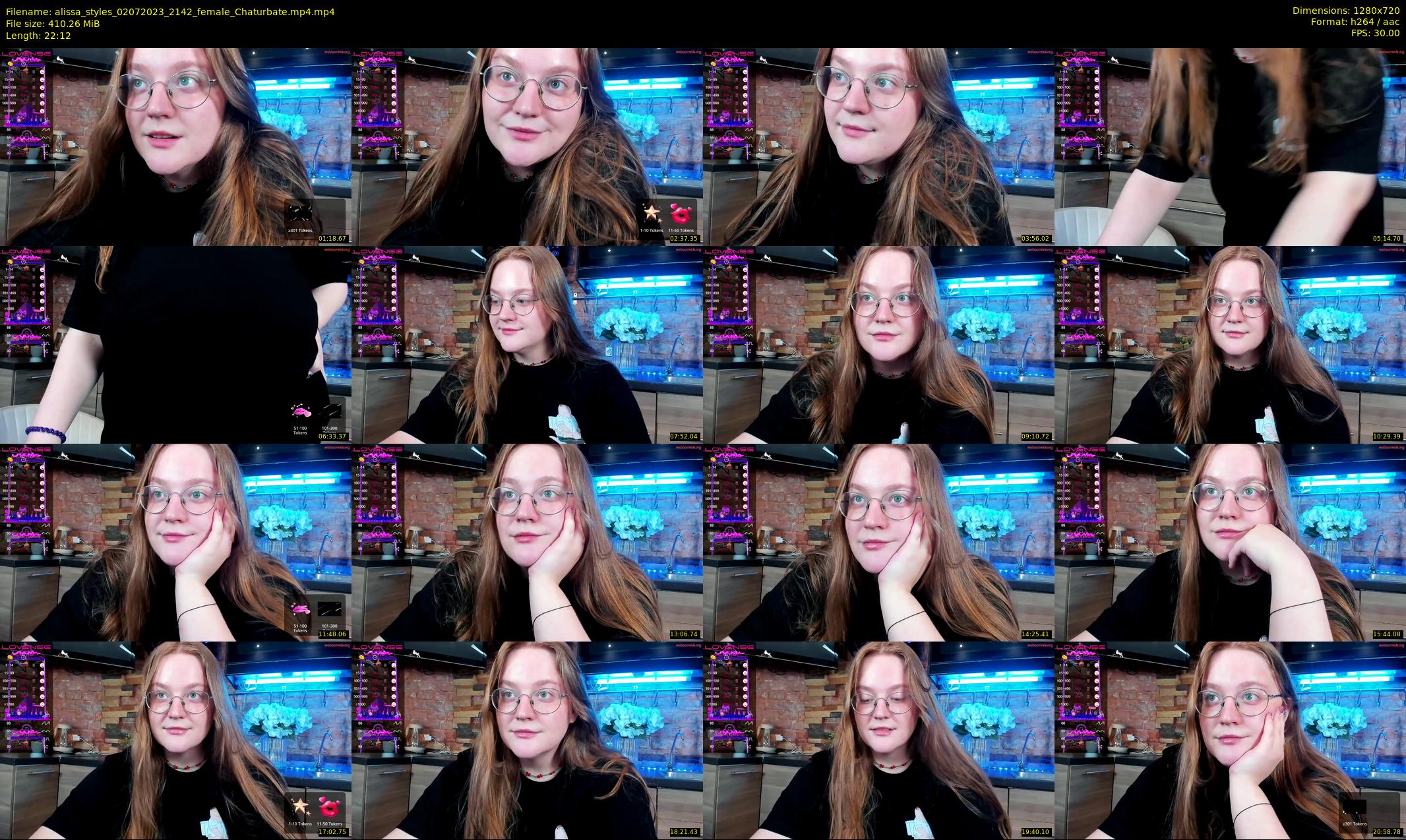 alissa_styles — 23 minute Chaturbate female cam show recording, 720p, Jul 2, 2023