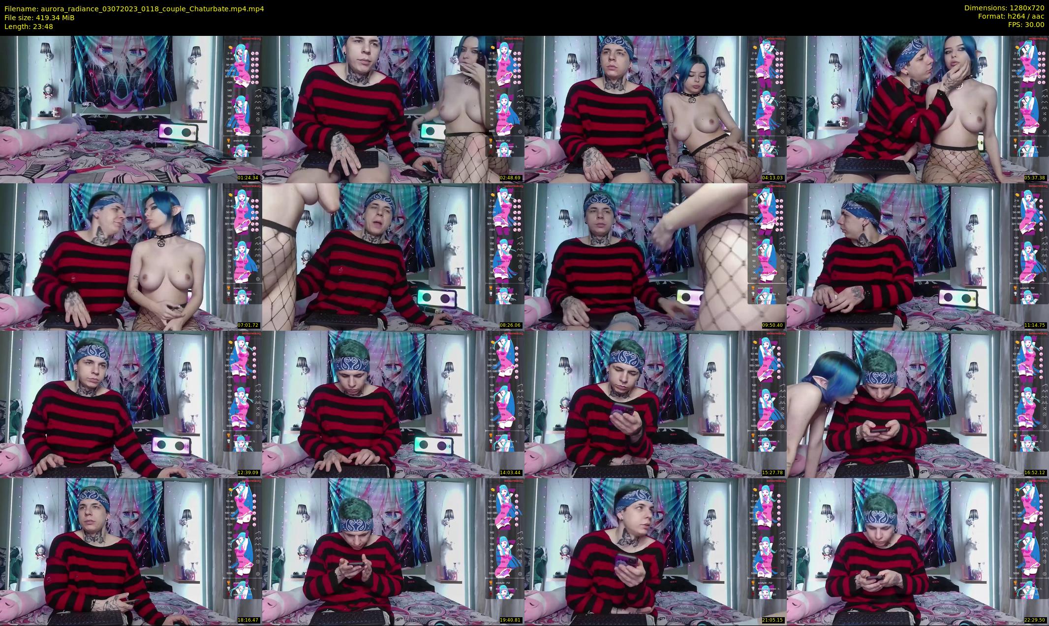 aurora_radiance — 24 minute Chaturbate couple cam show recording, 720p, Jul 3, 2023