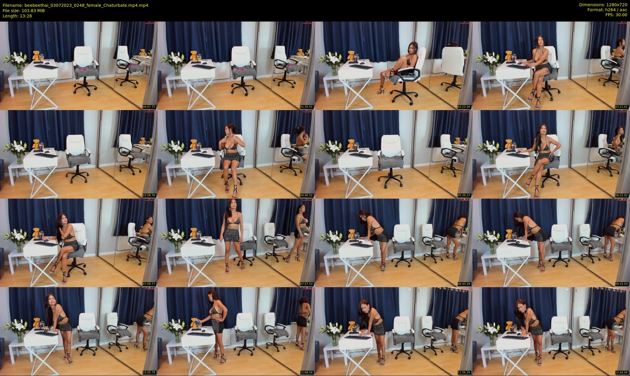 beebeethai — 14 minute Chaturbate female cam show recording, 720p, Jul 3, 2023