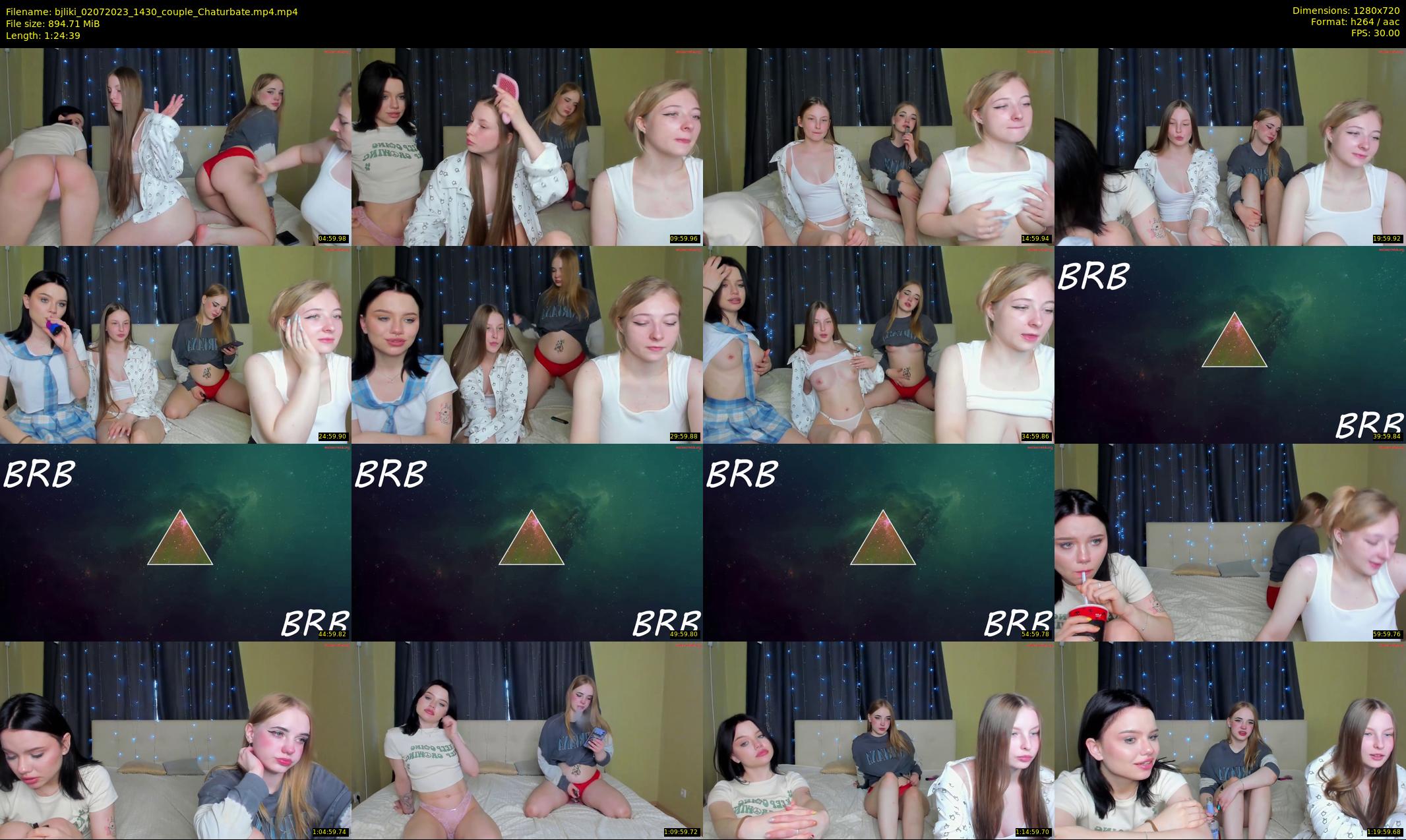 bjliki — 85 minute Chaturbate couple cam show recording, 720p, Jul 2, 2023