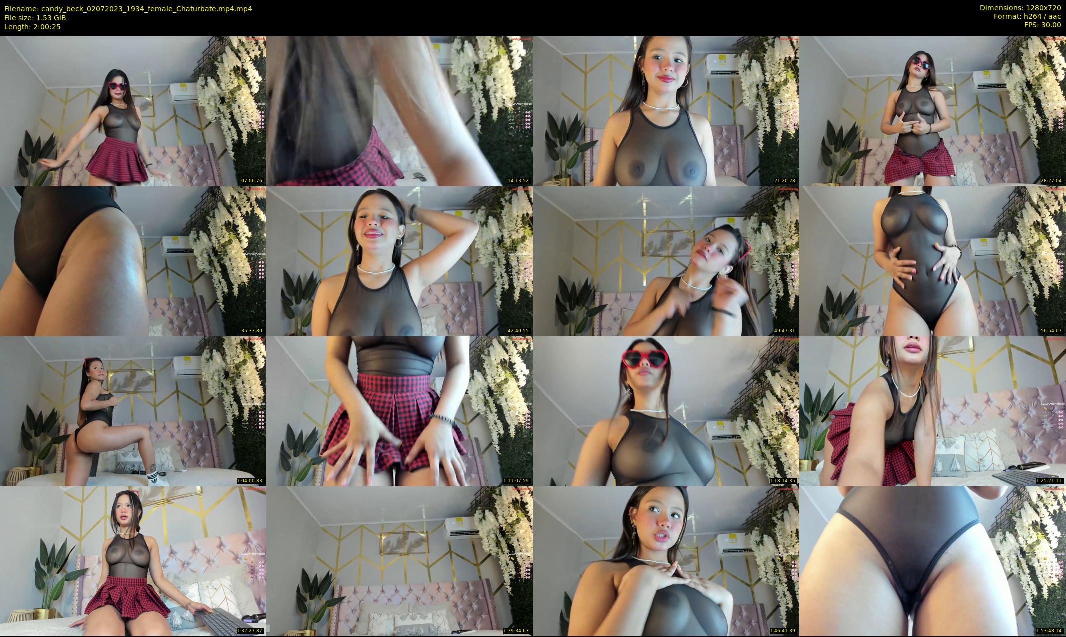 candy_beck — 121 minute Chaturbate female cam show recording, 720p, Jul 2, 2023
