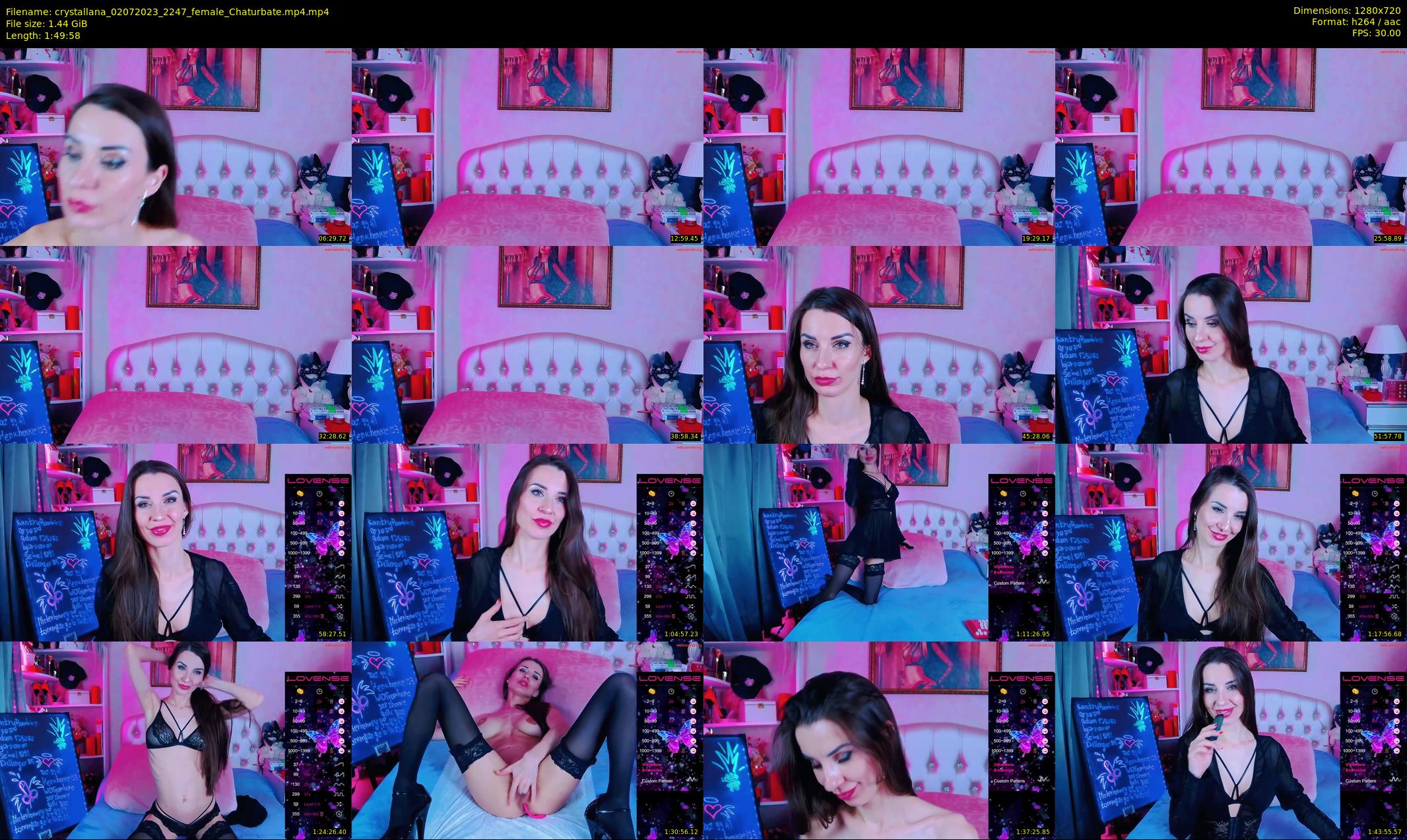 crystallana — 110 minute Chaturbate female cam show recording, 720p, Jul 2, 2023