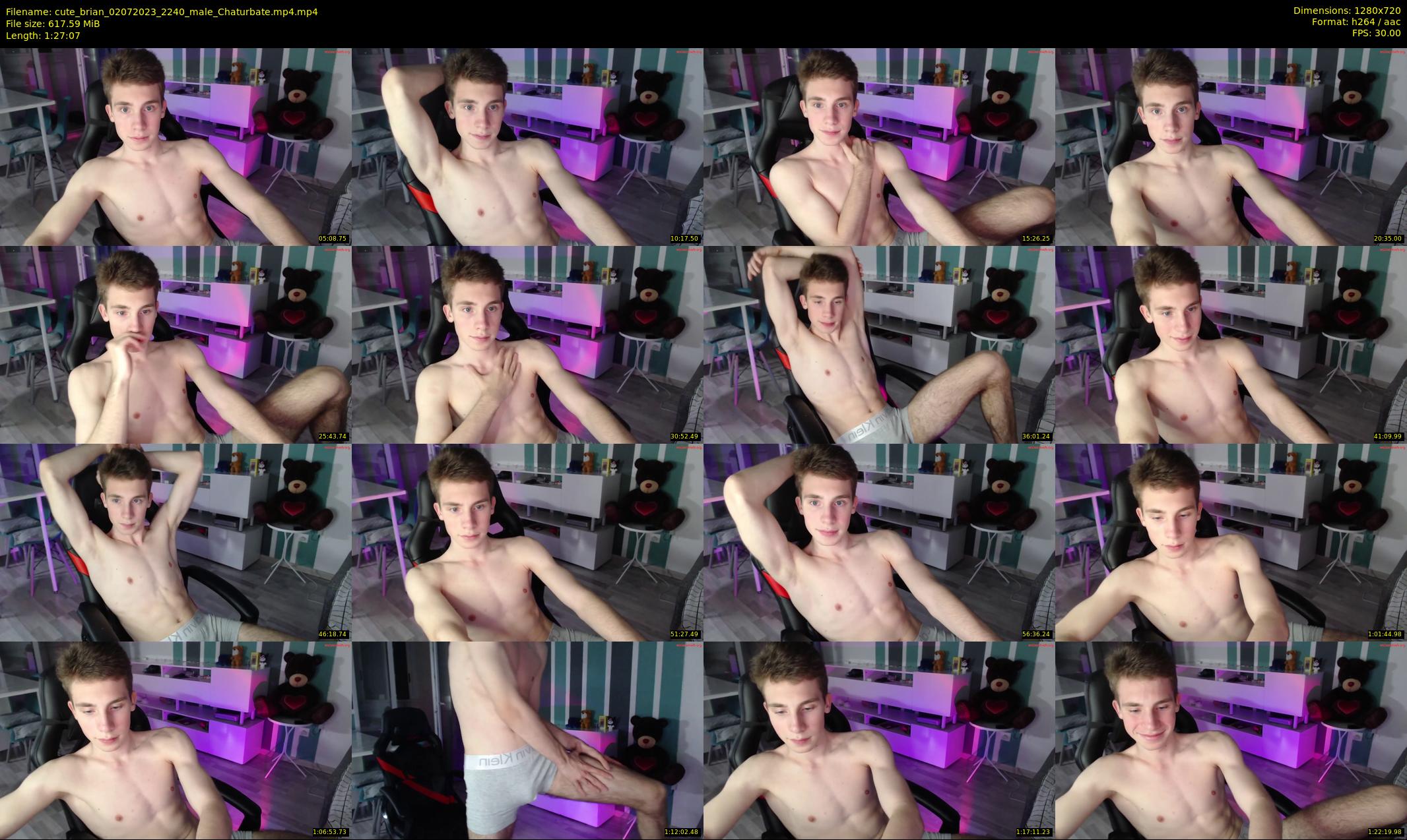 cute_brian — 88 minute Chaturbate male cam show recording, 720p, Jul 2, 2023