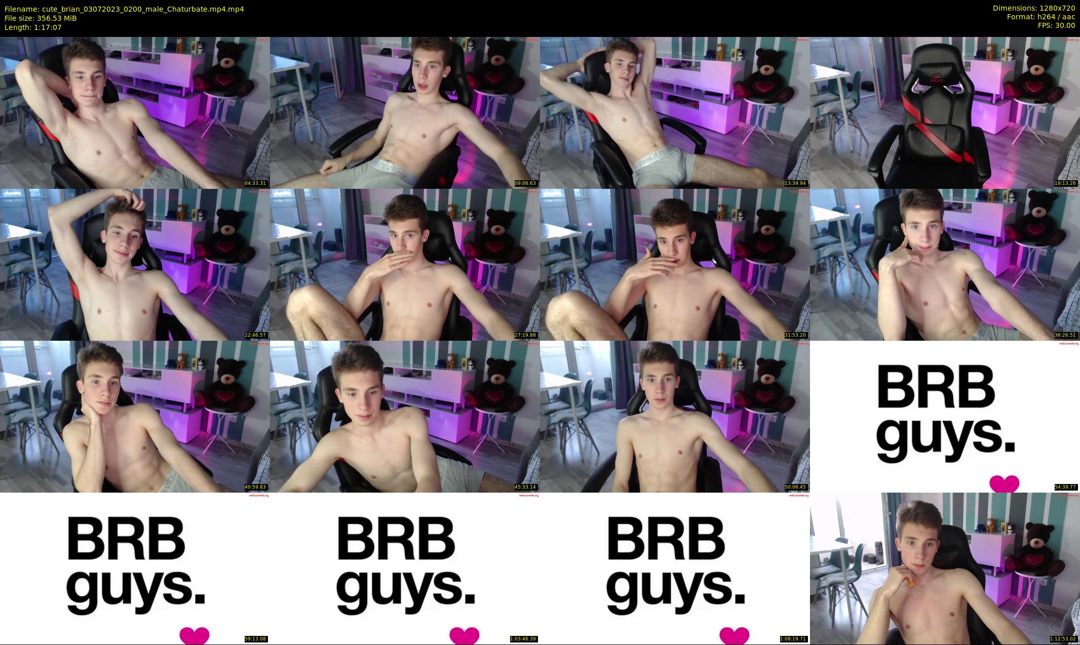 cute_brian — 78 minute Chaturbate male cam show recording, 720p, Jul 3, 2023