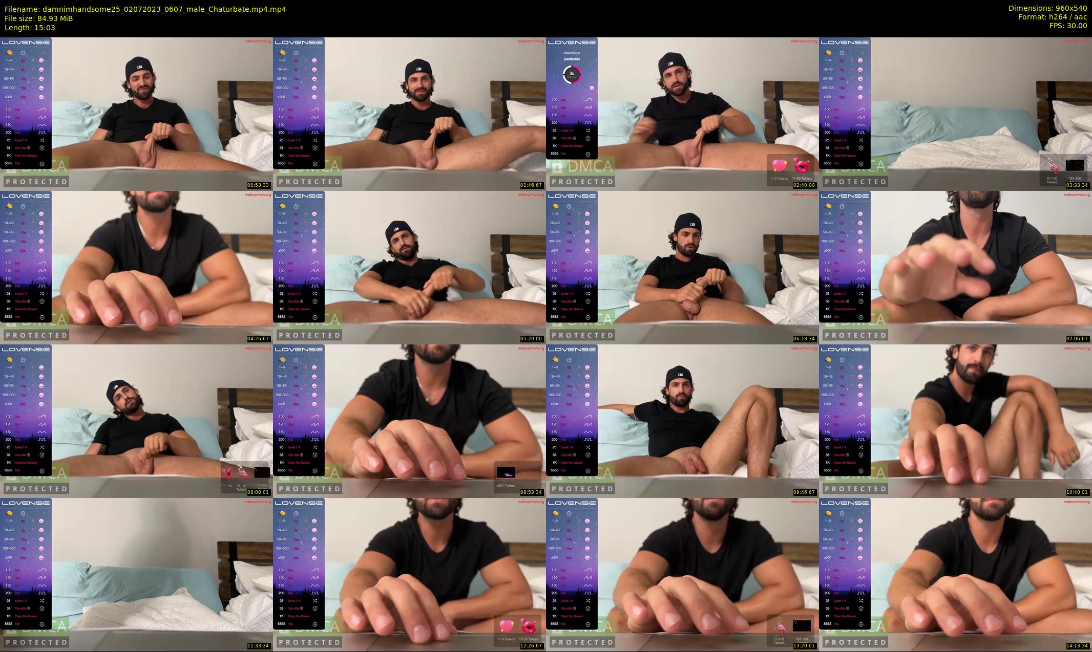damnimhandsome25 — 16 minute Chaturbate male cam show recording, 480p, Jul 2, 2023