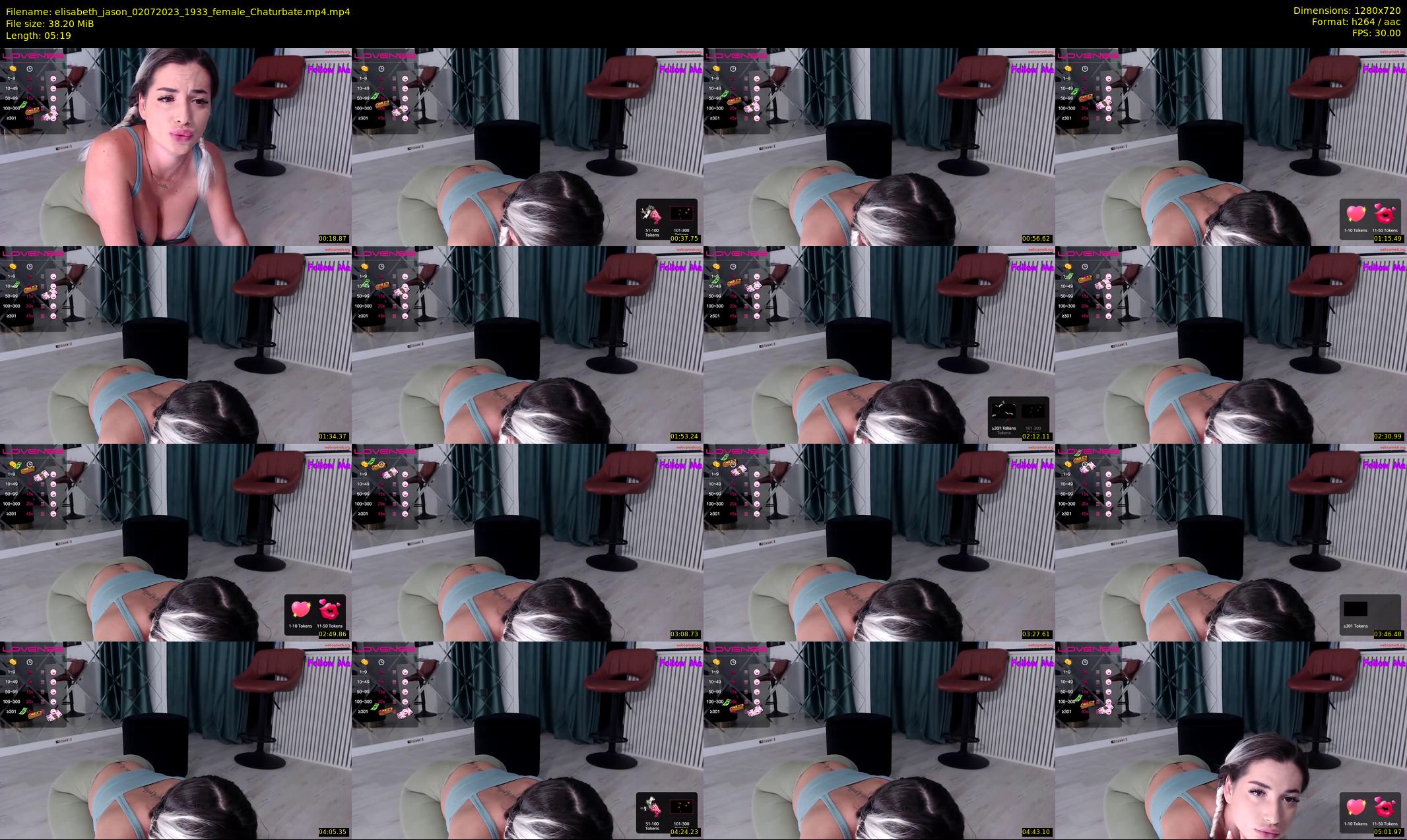 elisabeth_jason — 6 minute Chaturbate couple cam show recording, 720p, Jul 2, 2023