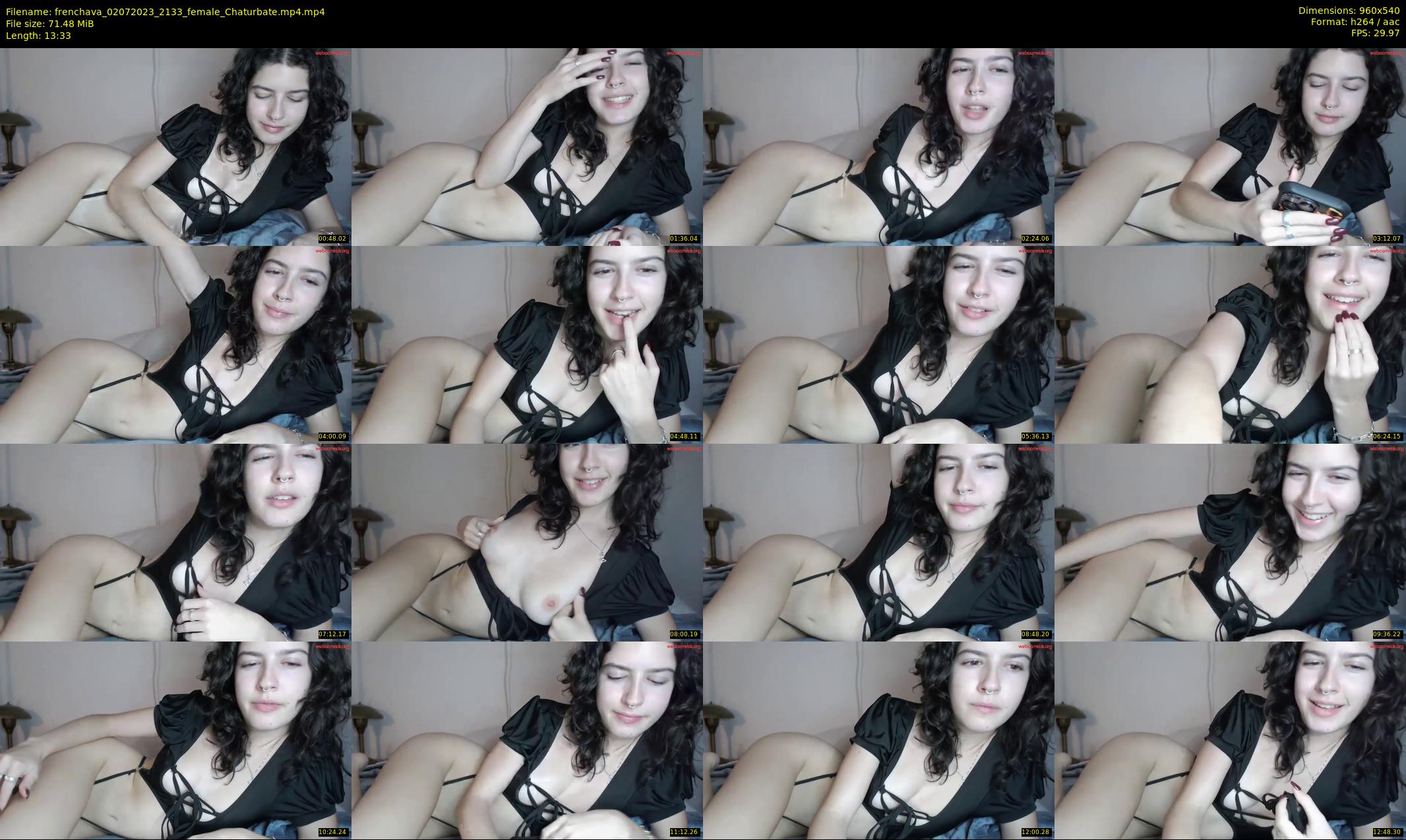 frenchava — 14 minute Chaturbate female cam show recording, 480p, Jul 2, 2023