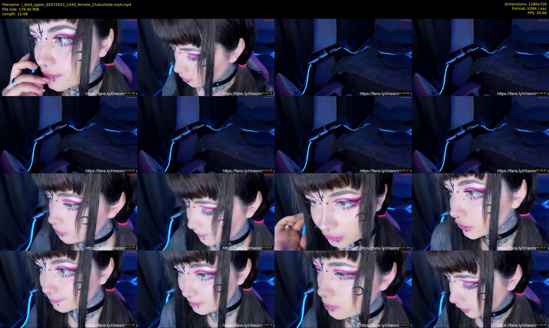 i_died_again — 13 minute Chaturbate female cam show recording, 720p, Jul 2, 2023