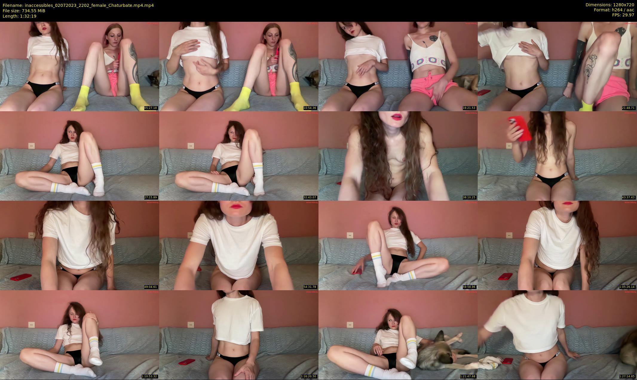 inaccessibles — 93 minute Chaturbate female cam show recording, 720p, Jul 2, 2023