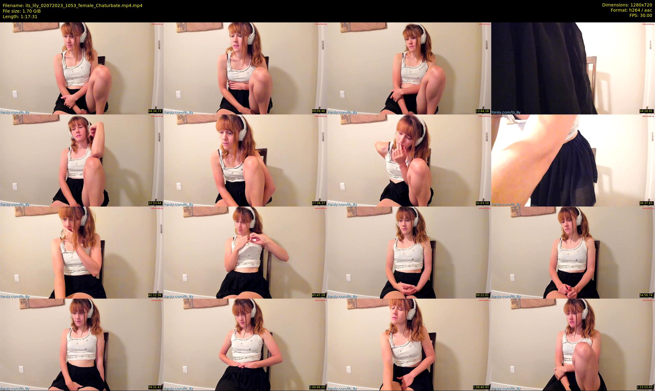 its_lily — 78 minute Chaturbate female cam show recording, 720p, Jul 2, 2023