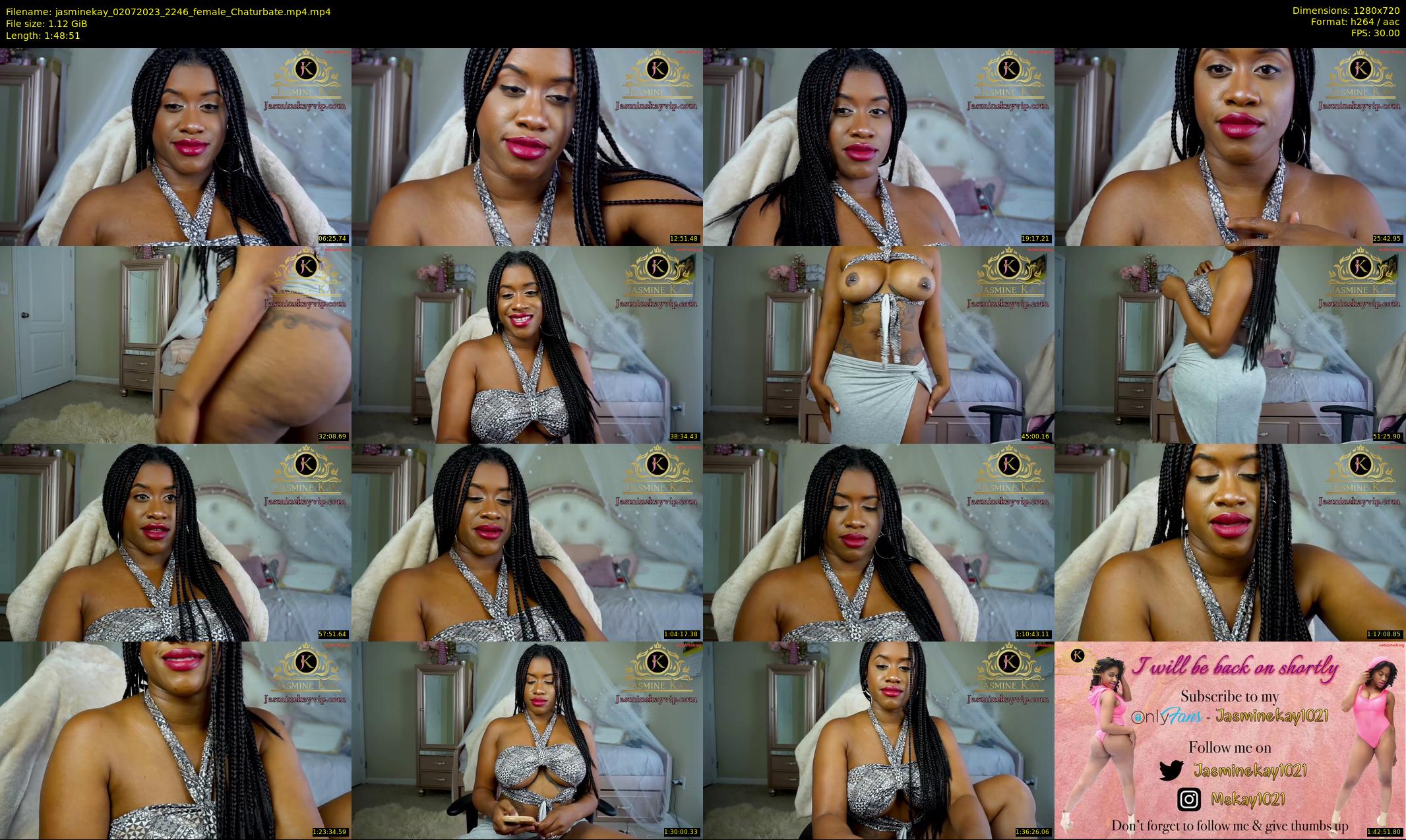 jasminekay — 109 minute Chaturbate female cam show recording, 720p, Jul 2, 2023