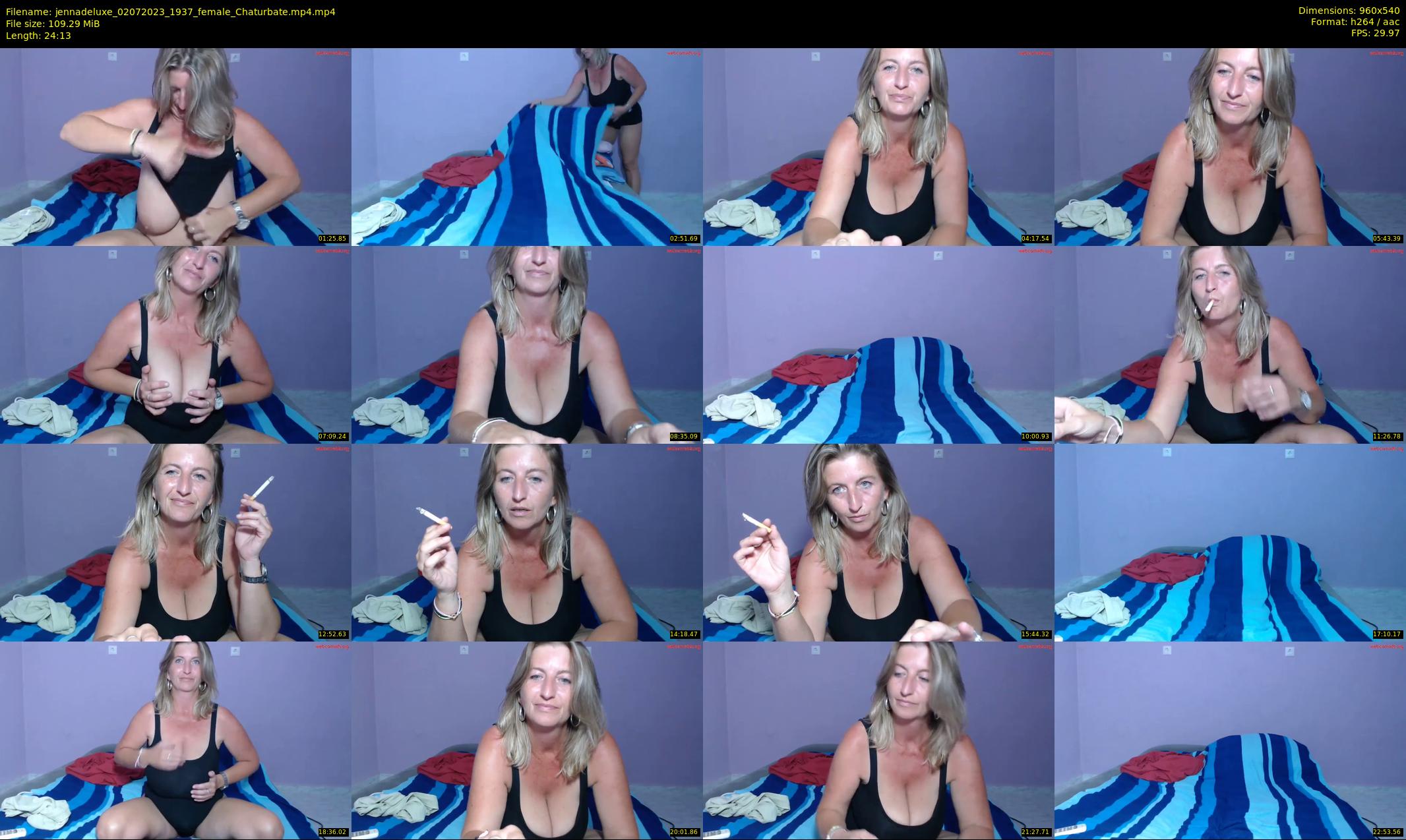jennadeluxe — 25 minute Chaturbate female cam show recording, 480p, Jul 2, 2023