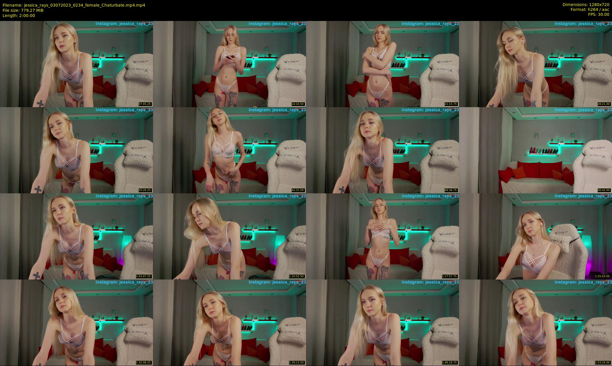 jessica_rays — 120 minute Chaturbate couple cam show recording, 720p, Jul 3, 2023