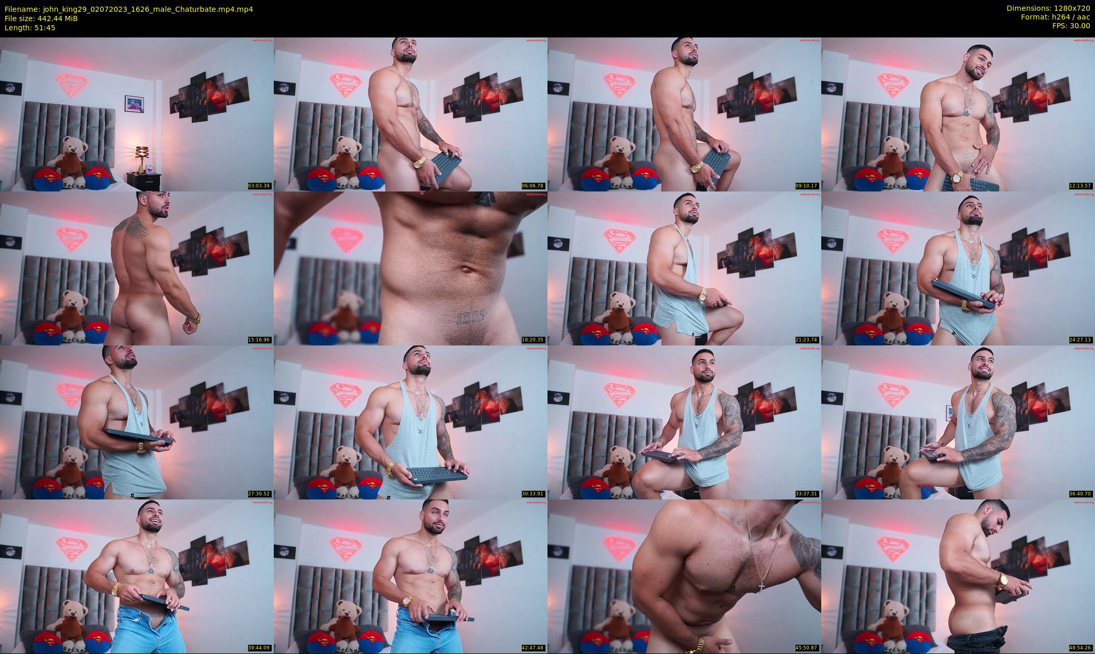 john_king29 — 52 minute Chaturbate male cam show recording, 720p, Jul 2, 2023