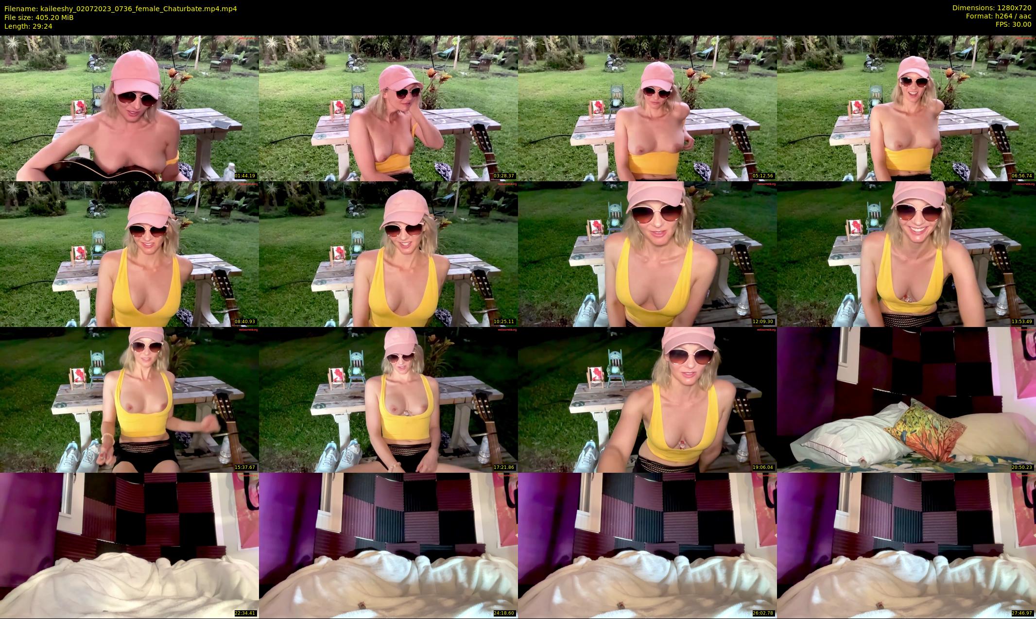 kaileeshy — 30 minute Chaturbate female cam show recording, 720p, Jul 2, 2023