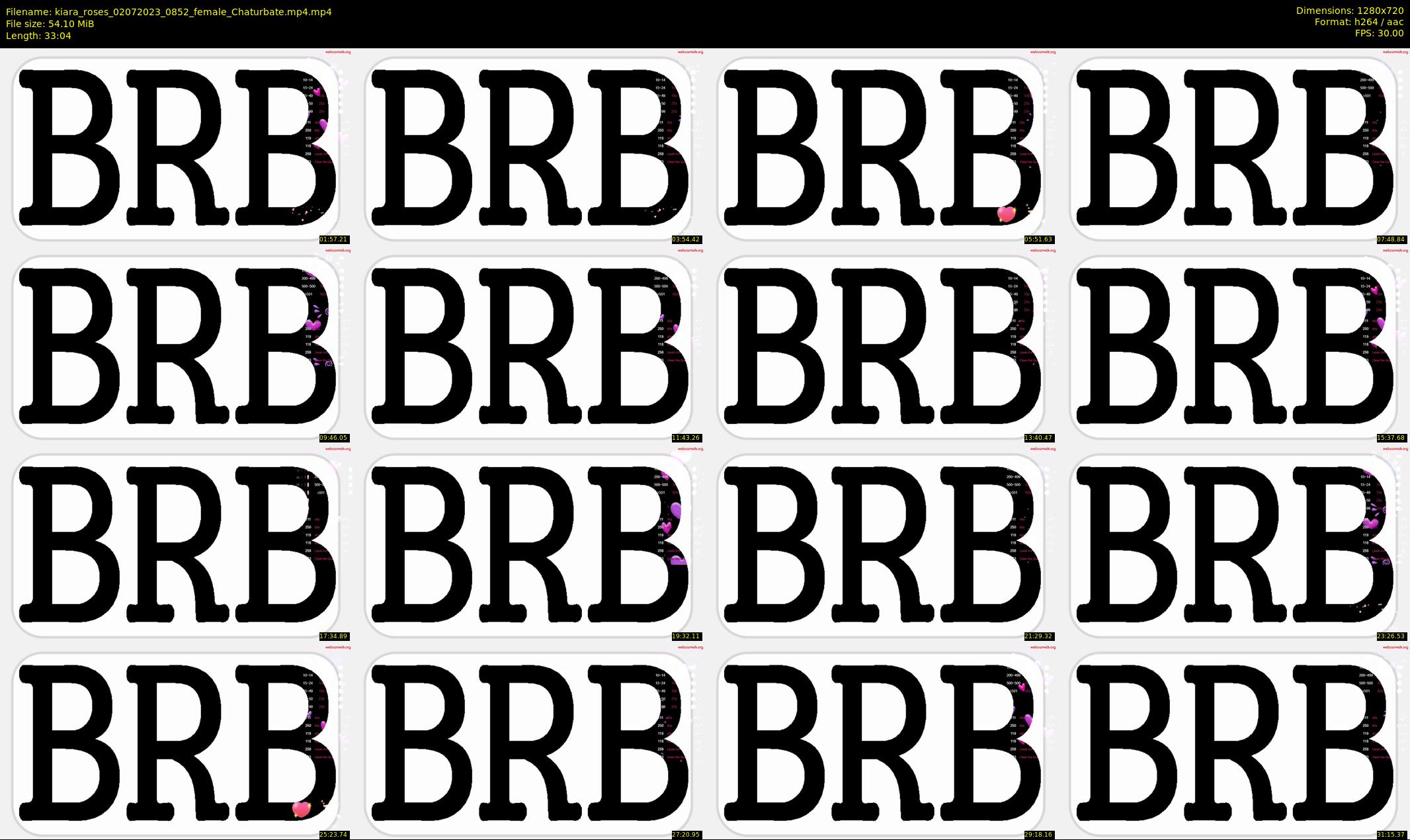 kiara_roses — 34 minute Chaturbate female cam show recording, 720p, Jul 2, 2023