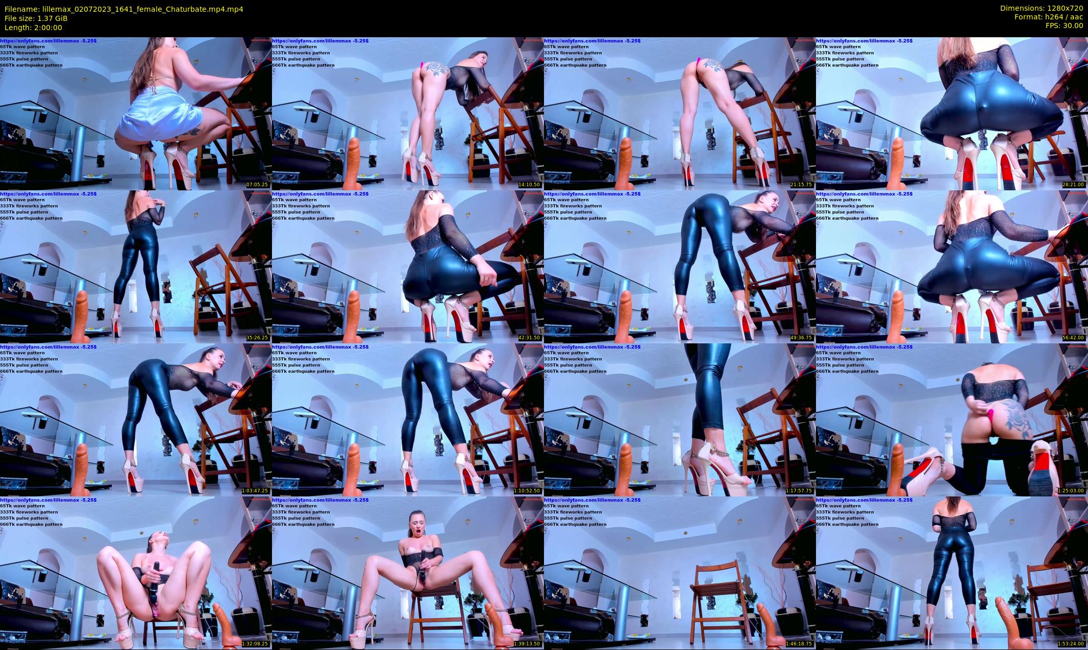 lillemax — 120 minute Chaturbate female cam show recording, 720p, Jul 2, 2023
