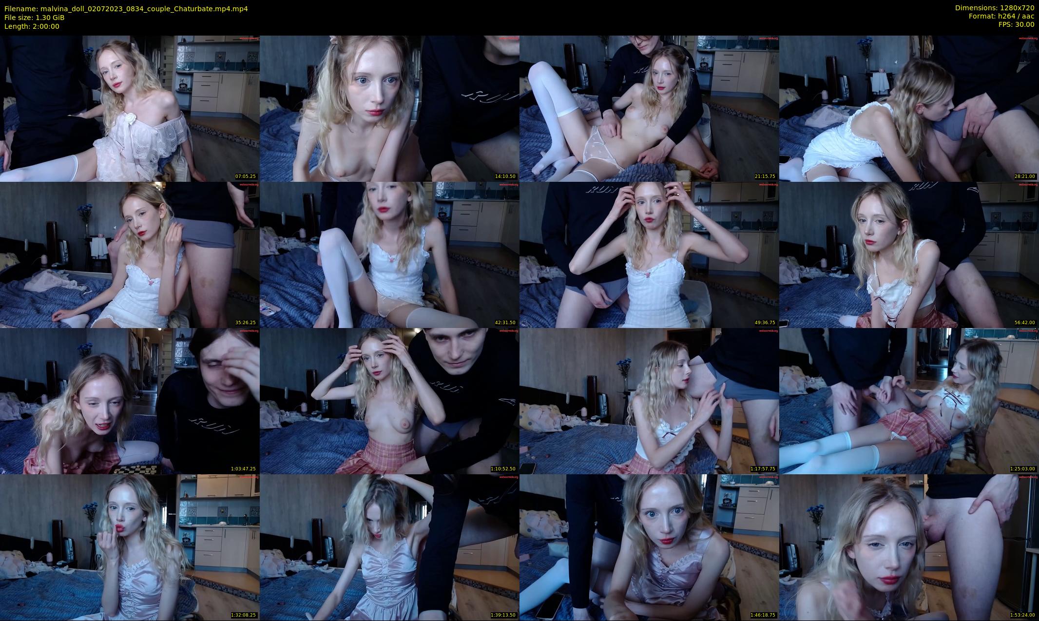 malvina_doll — 120 minute Chaturbate couple cam show recording, 720p, Jul 2, 2023