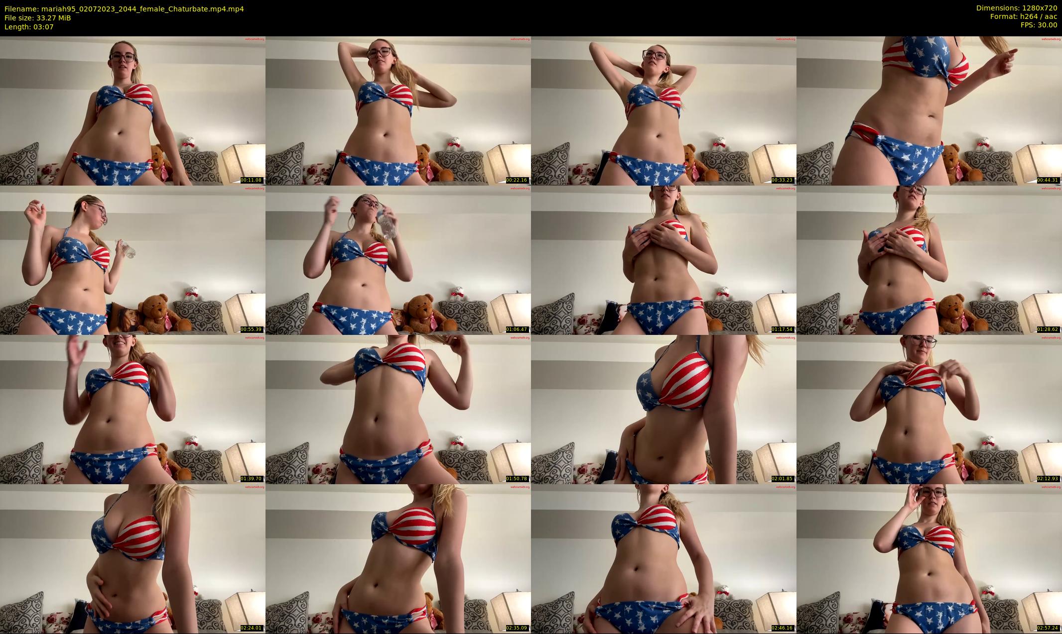 mariah95 — 4 minute Chaturbate female cam show recording, 720p, Jul 2, 2023