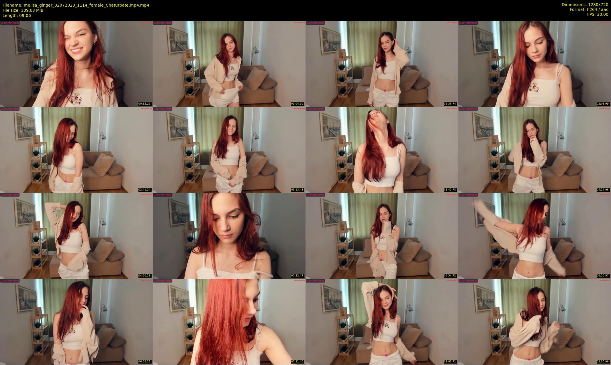 melisa_ginger — 10 minute Chaturbate female cam show recording, 720p, Jul 2, 2023