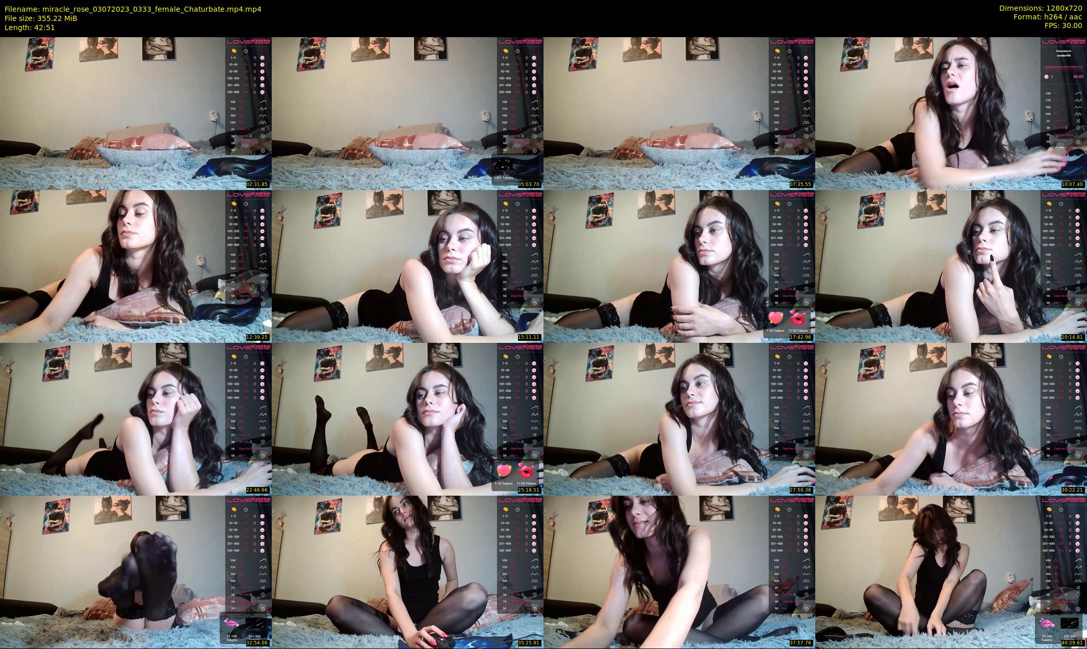 miracle_rose — 43 minute Chaturbate female cam show recording, 720p, Jul 3, 2023