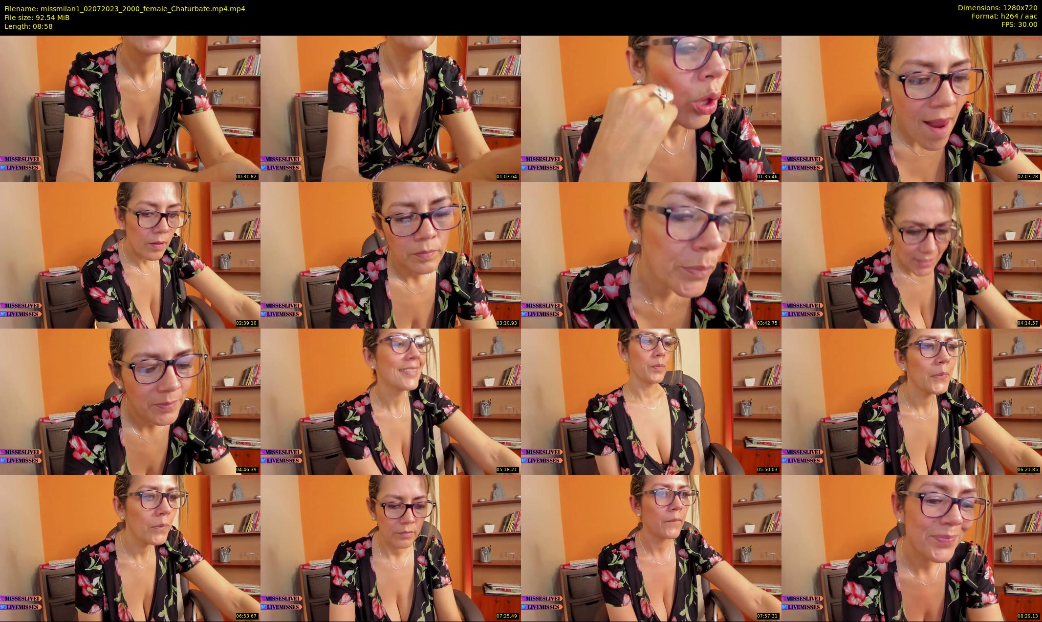 missmilan1 — 9 minute Chaturbate female cam show recording, 720p, Jul 2, 2023