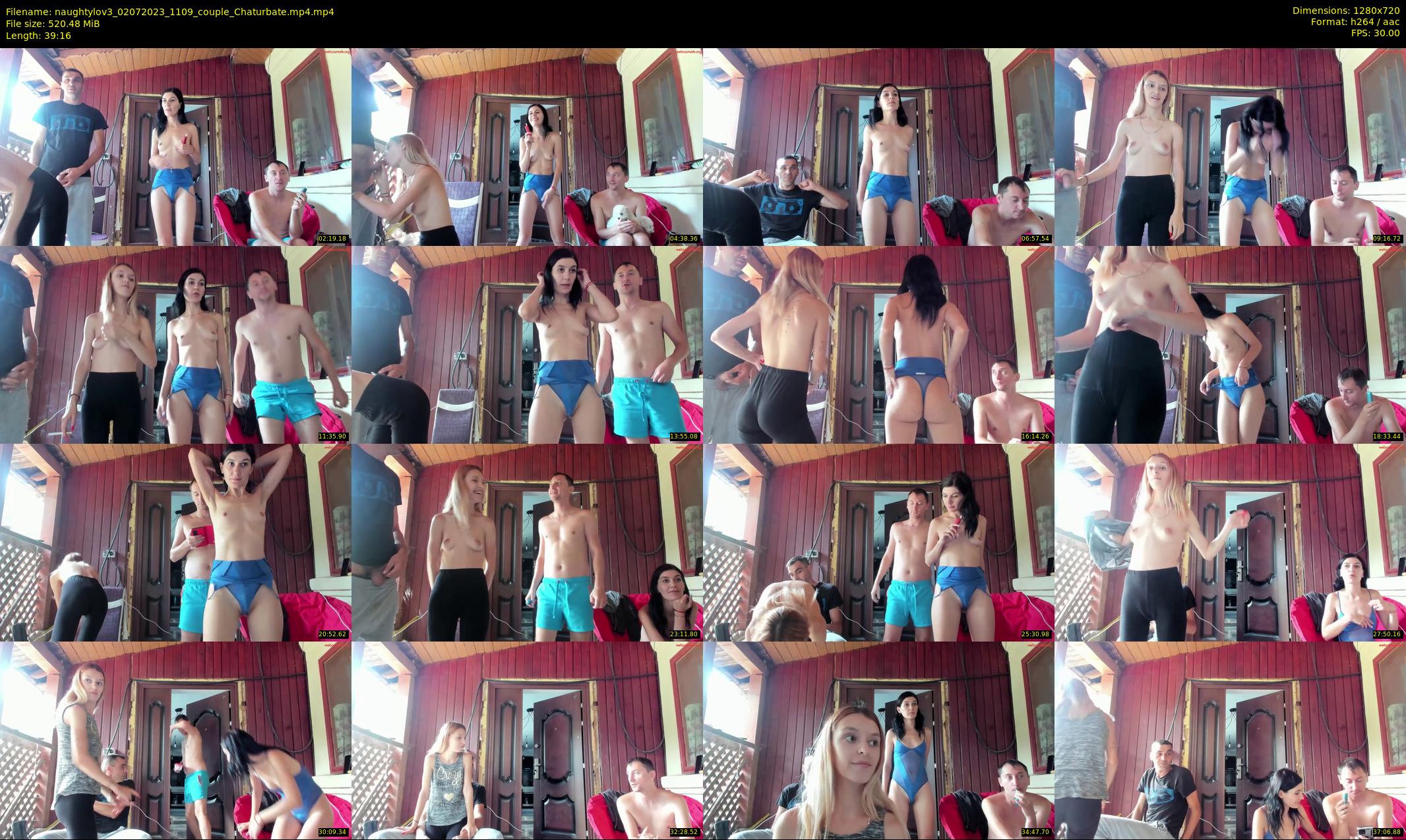 naughtylov3 — 40 minute Chaturbate couple cam show recording, 720p, Jul 2, 2023