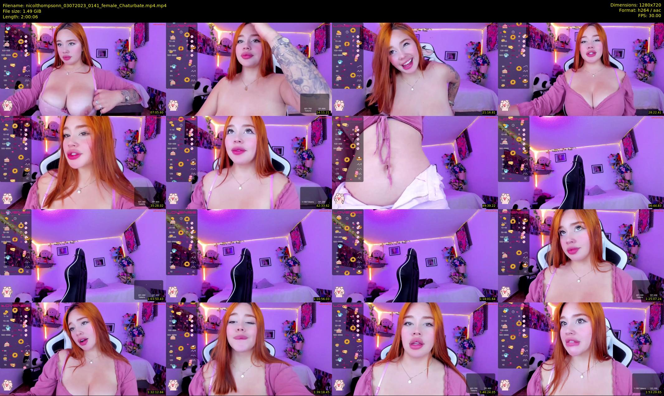 nicolthompsonn — 121 minute Chaturbate female cam show recording, 720p, Jul 3, 2023