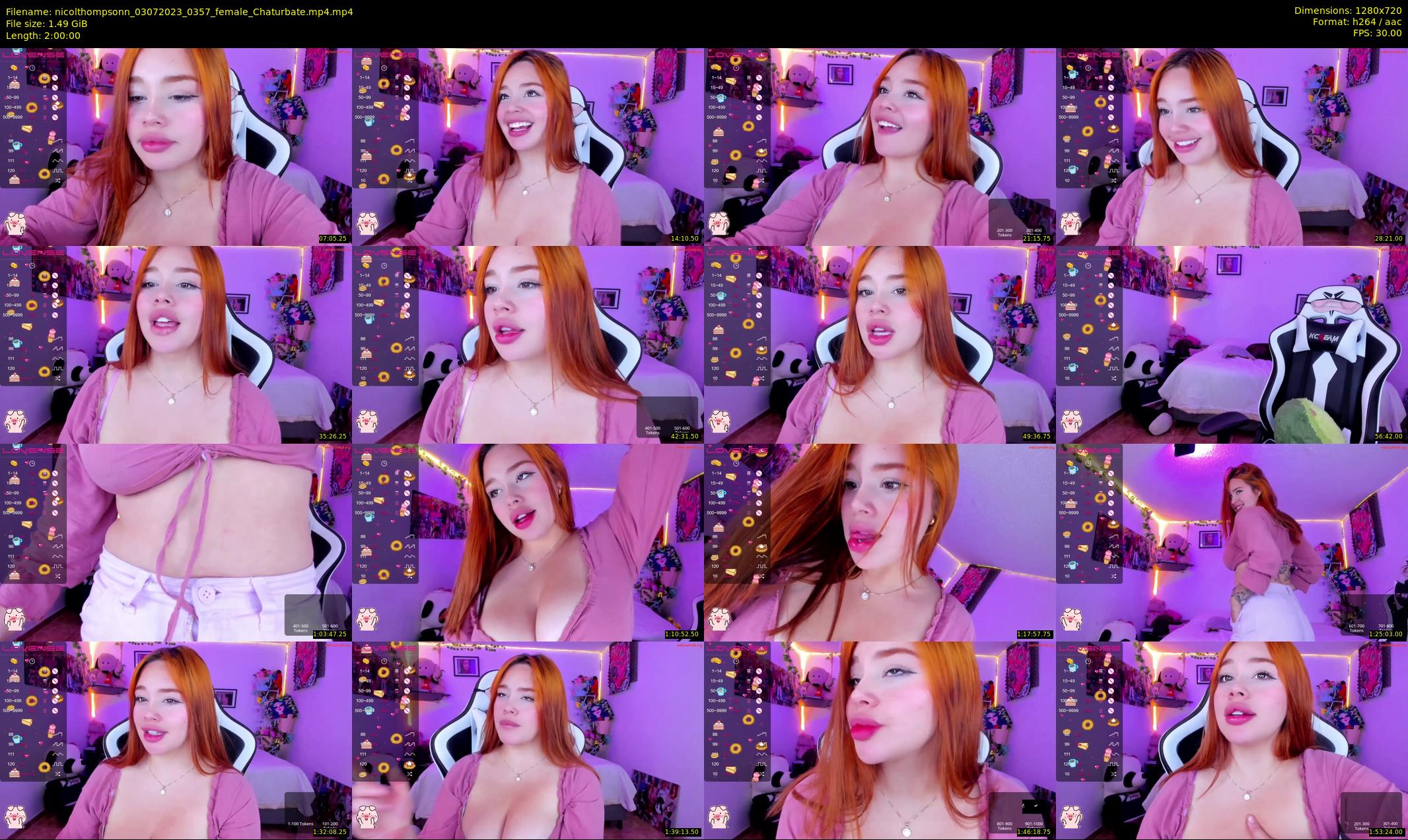nicolthompsonn — 120 minute Chaturbate female cam show recording, 720p, Jul 3, 2023