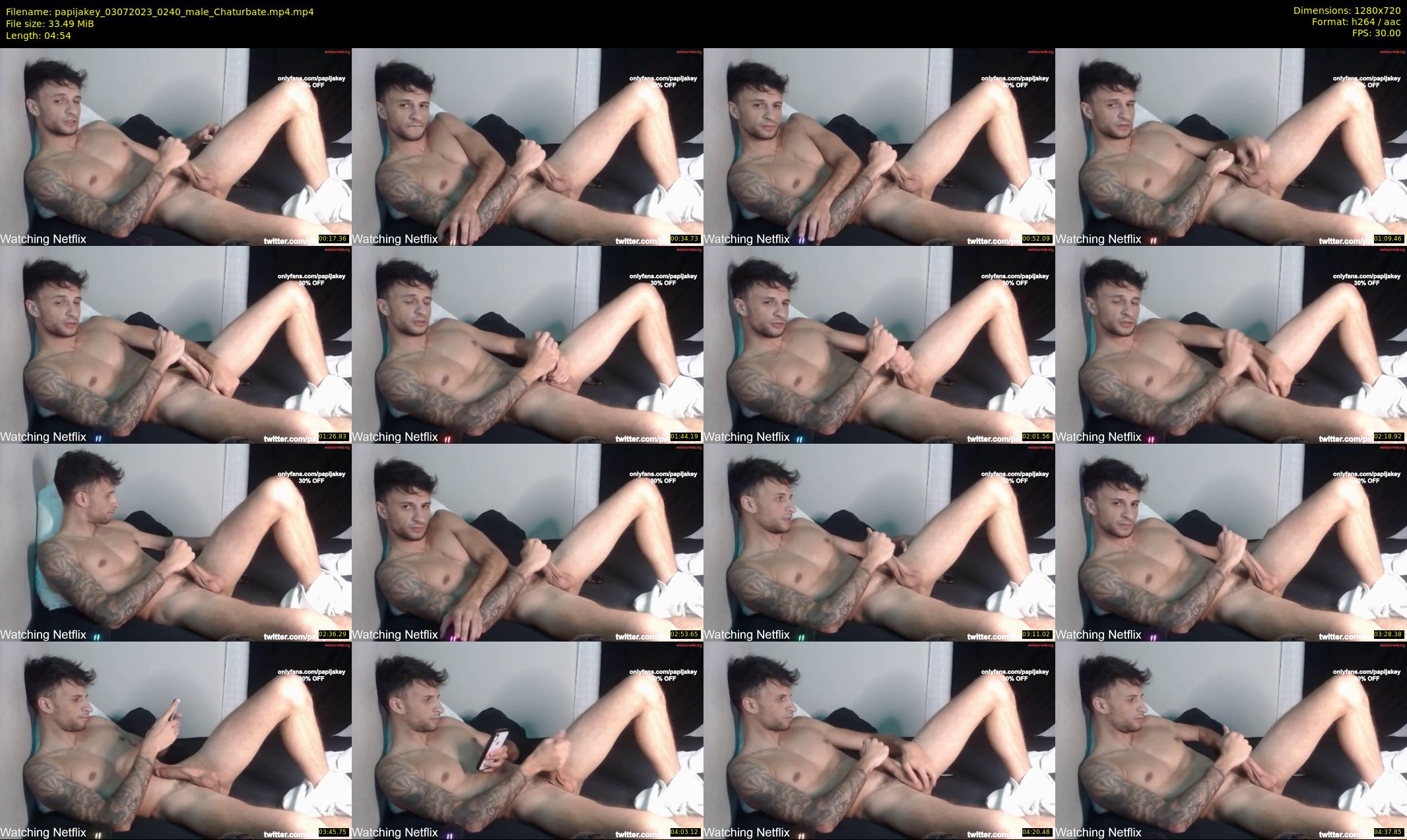 papijakey — 5 minute Chaturbate male cam show recording, 720p, Jul 3, 2023