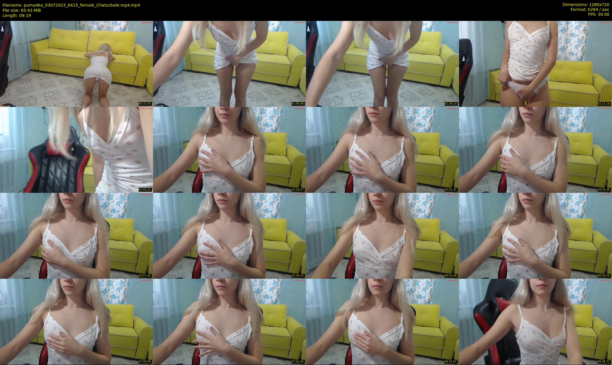 puma4ka — 10 minute Chaturbate female cam show recording, 720p, Jul 3, 2023