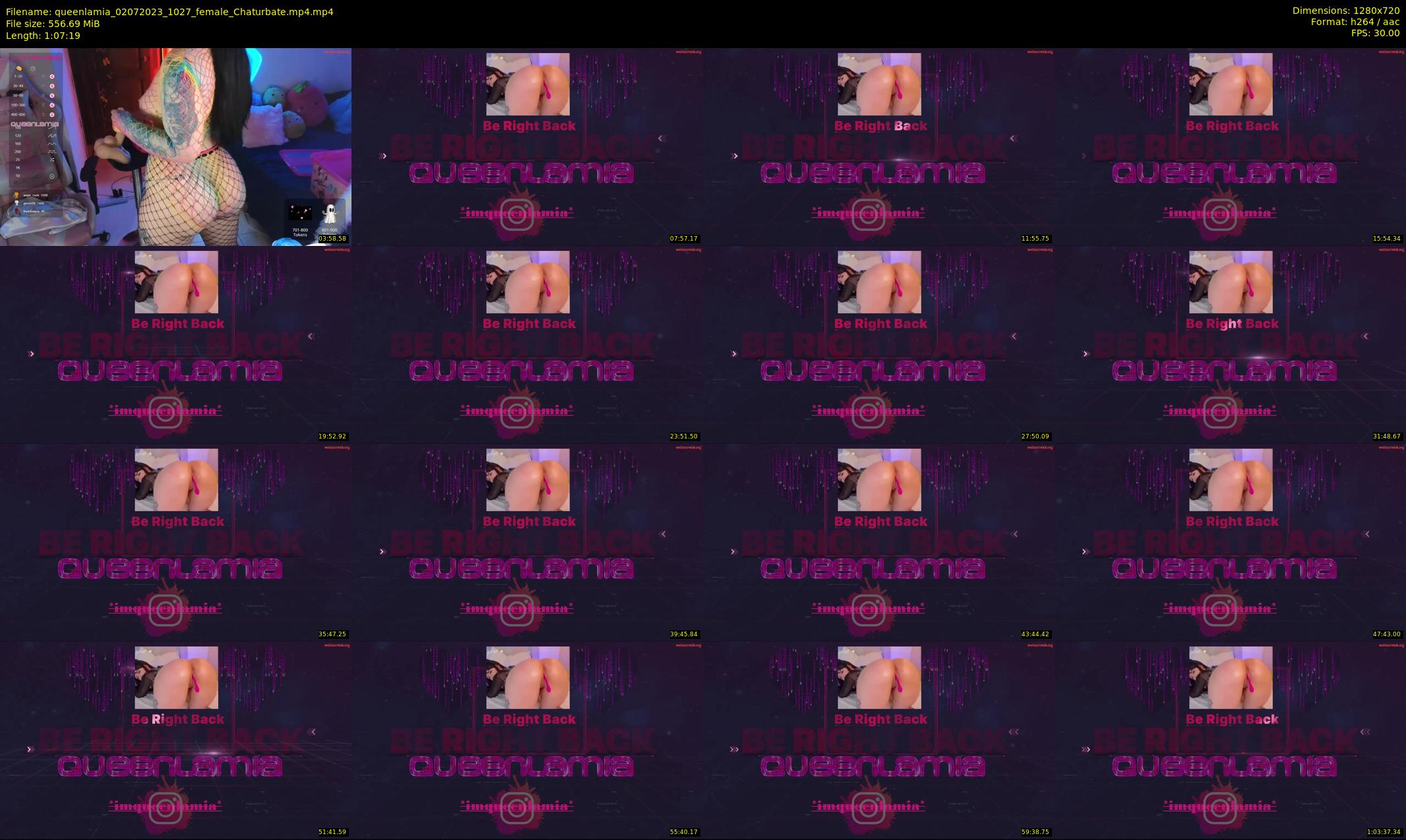 queenlamia — 68 minute Chaturbate female cam show recording, 720p, Jul 2, 2023