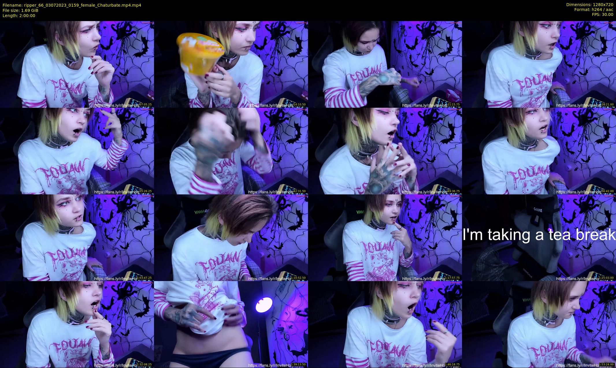 ripper_66 — 120 minute Chaturbate female cam show recording, 720p, Jul 3, 2023