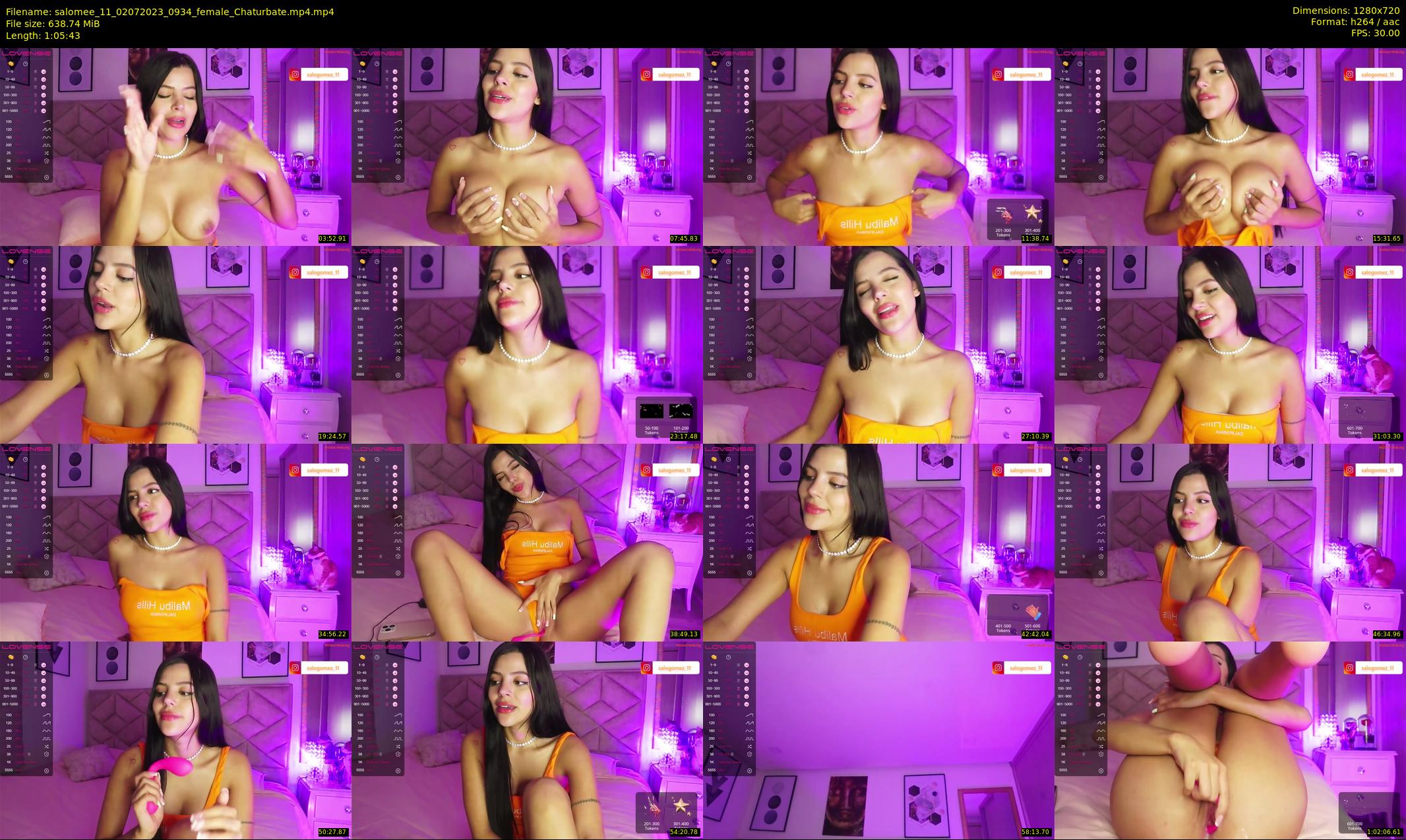 salomee_11 — 66 minute Chaturbate female cam show recording, 720p, Jul 2, 2023