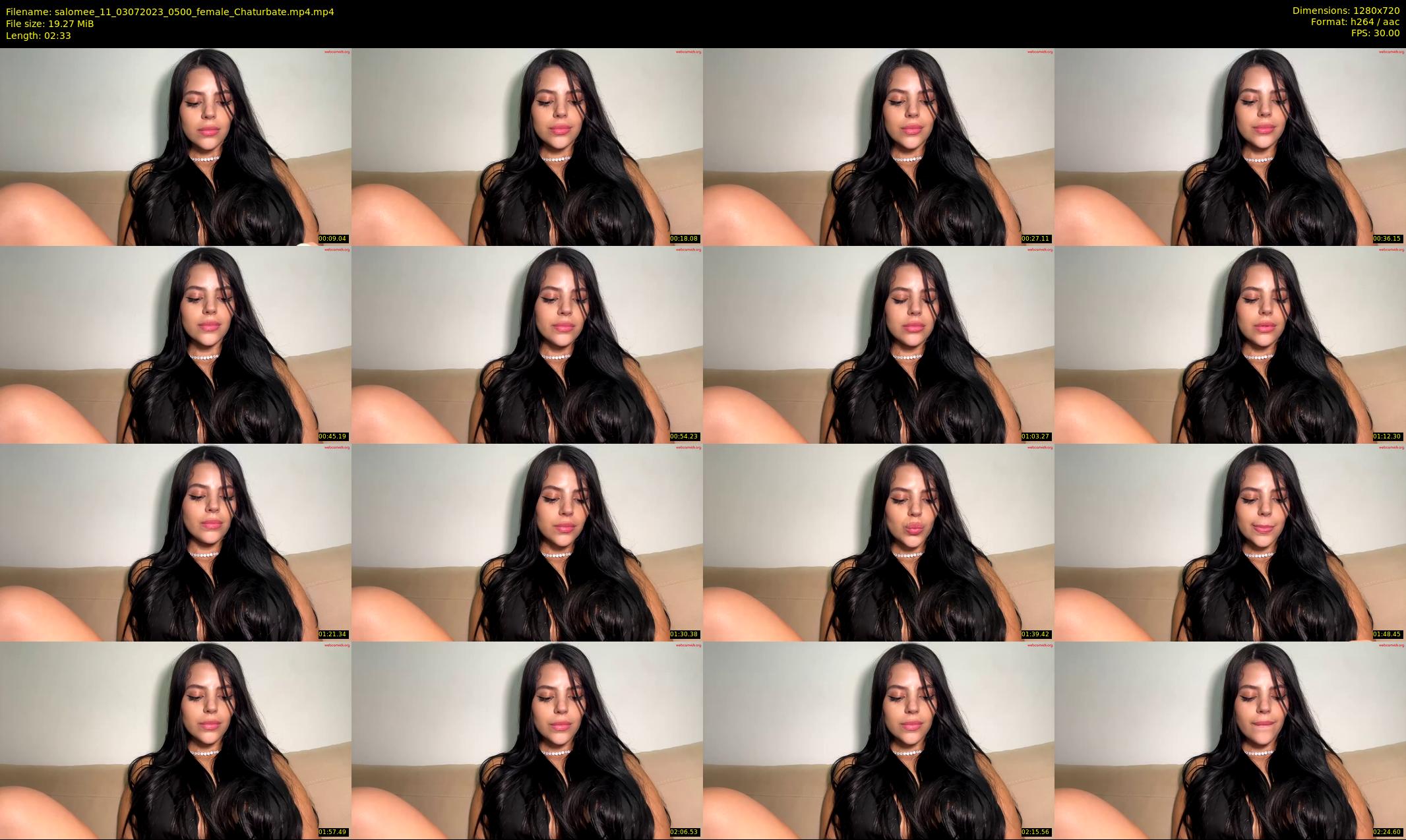 salomee_11 — 3 minute Chaturbate female cam show recording, 720p, Jul 3, 2023