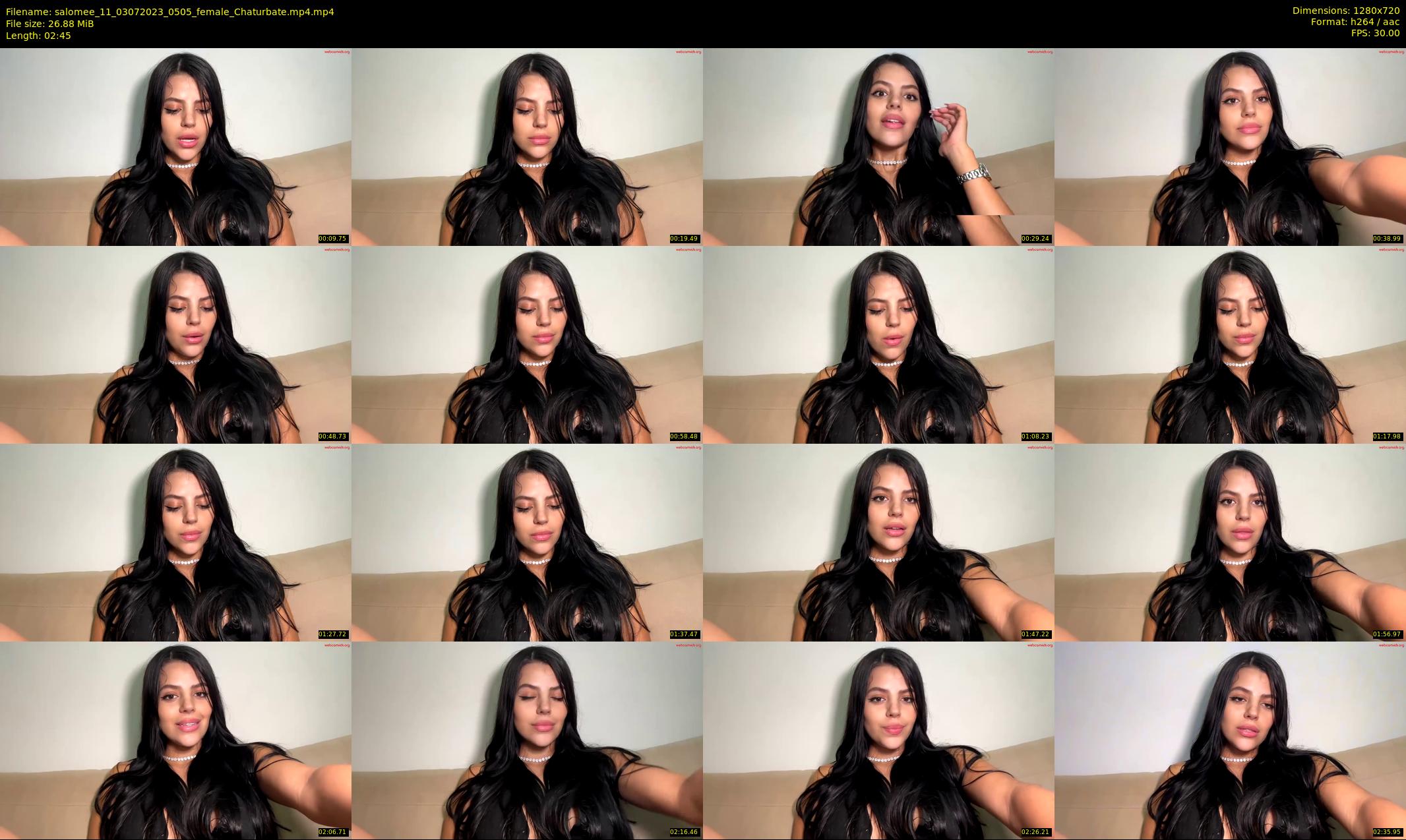 salomee_11 — 3 minute Chaturbate female cam show recording, 720p, Jul 3, 2023